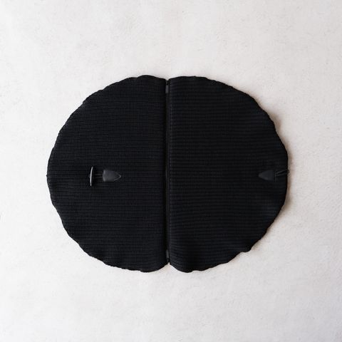 "Crepe" Knit Snood - スヌード-（Black / ブラック）