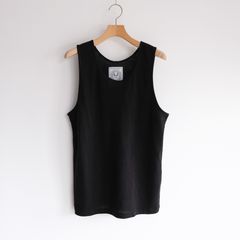 Linen Pique Tank Top -タンクトップ-（Black / ブラック）