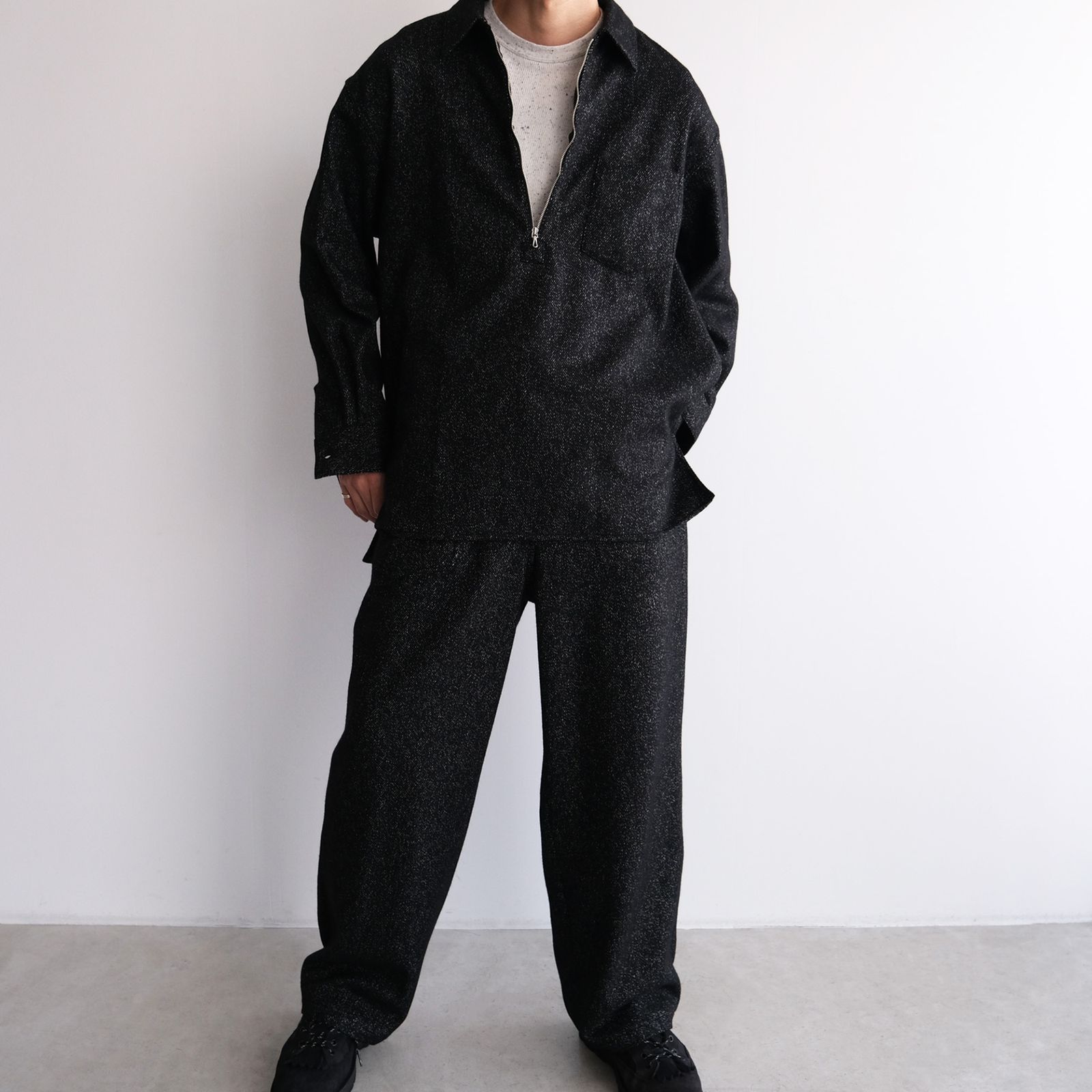 超人気の雑貨店 ブラック） / -パンツ-（Black Pants Work - URU | STORE STACK パンツ