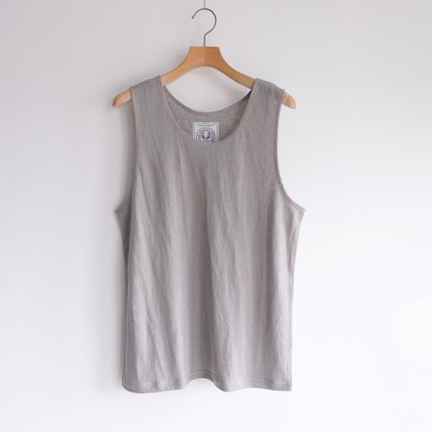 Linen Pique Tank Top -タンクトップ-（Gray / グレー）