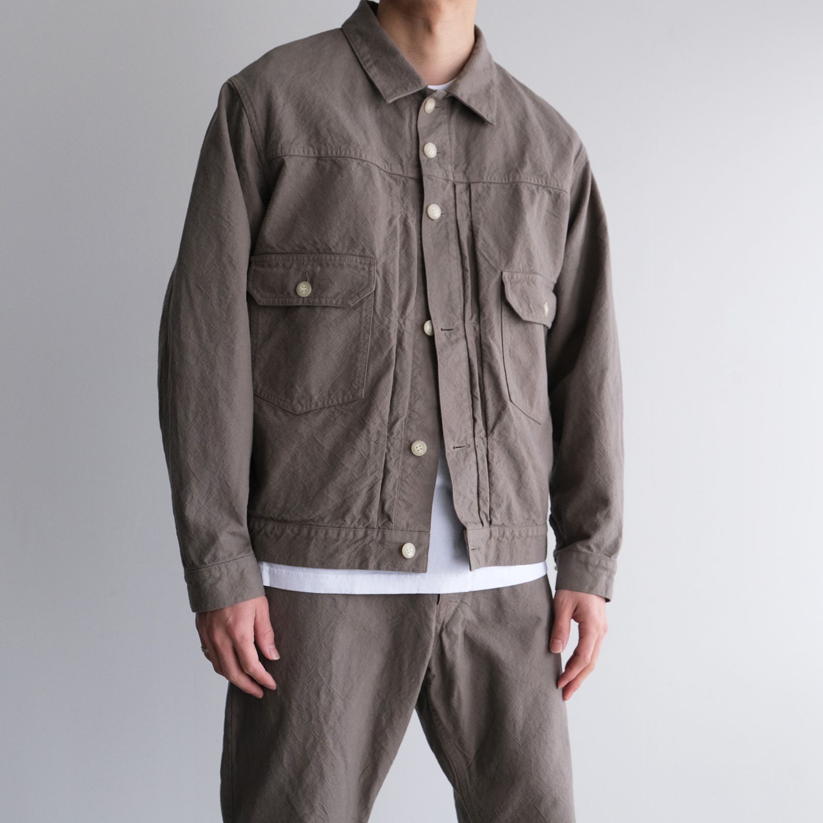 Type-2 Trucker Jacket -ジャケット-（Greige / グレージュ）