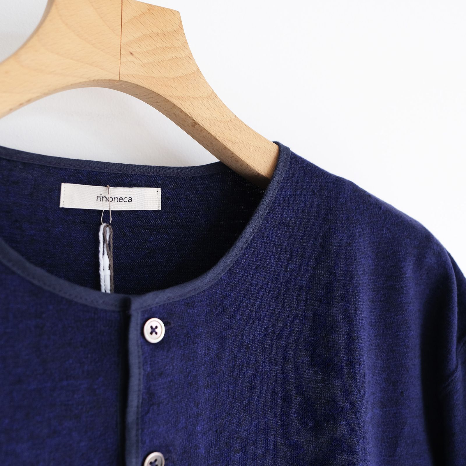 Linen 10oz Henry Neck Pullover -Tシャツ-（Royal Blue / ロイヤルブルー）