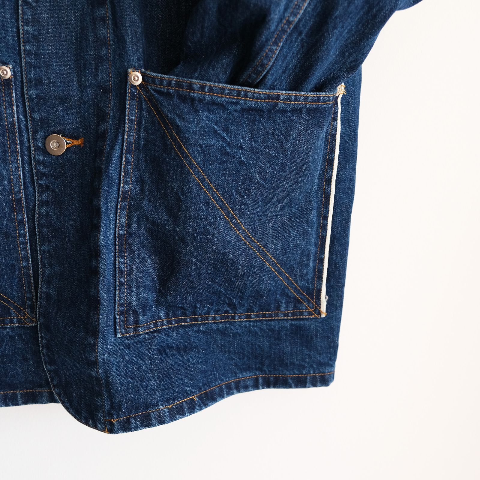 Denim Coverall Jacket -ジャケット-（Indigo / インディゴ）