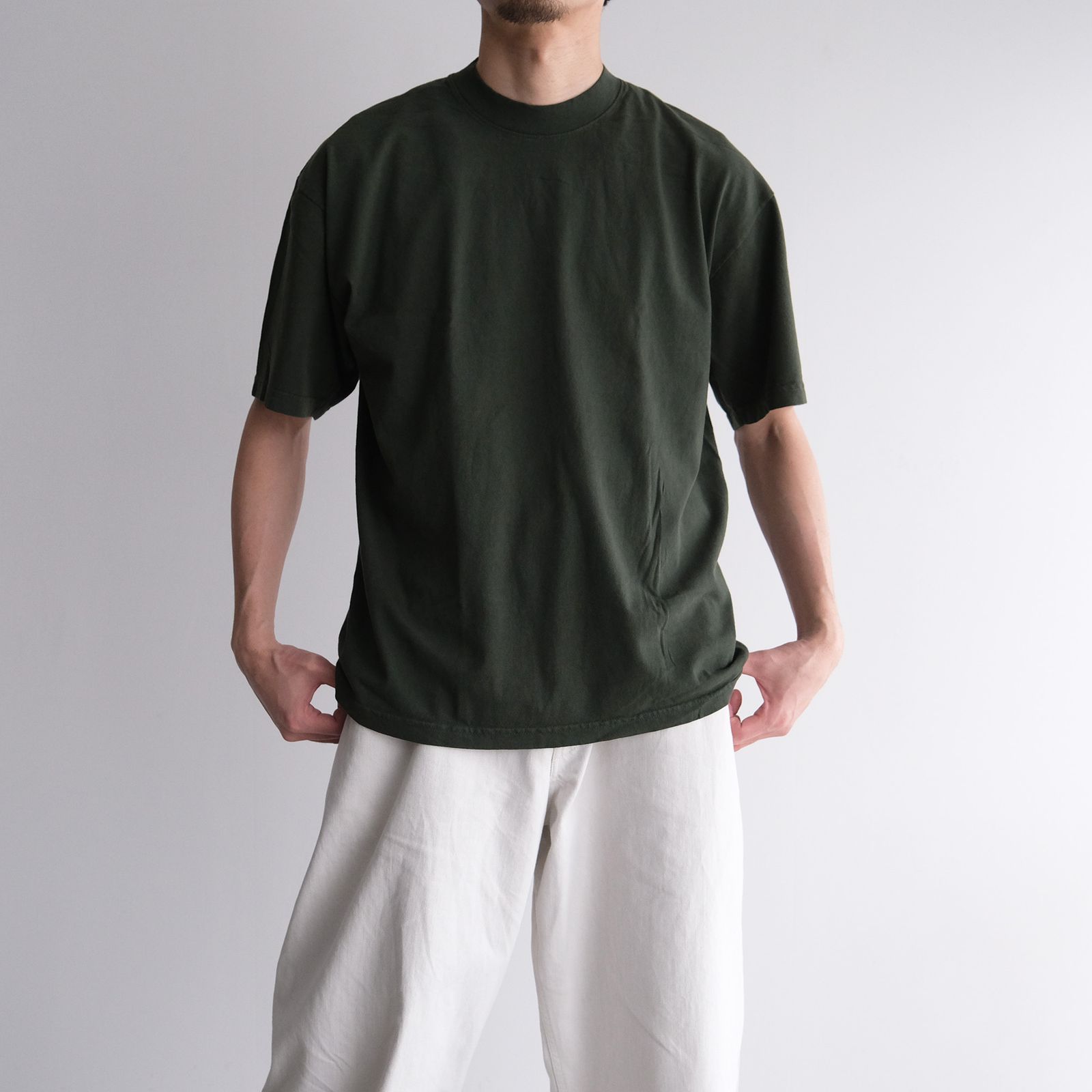 MINE Duct Tape S/S T-Shirt / White Label -Tシャツ-（Military Green / ミリタリー グリーン）