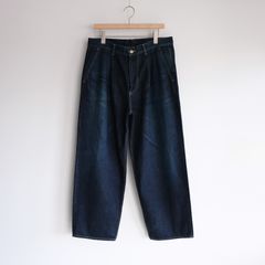 Selvage Denim Two Tuck Pants -デニムパンツ-（Indigo Dark Fade / インディゴダークフェード）GU261-40061DB