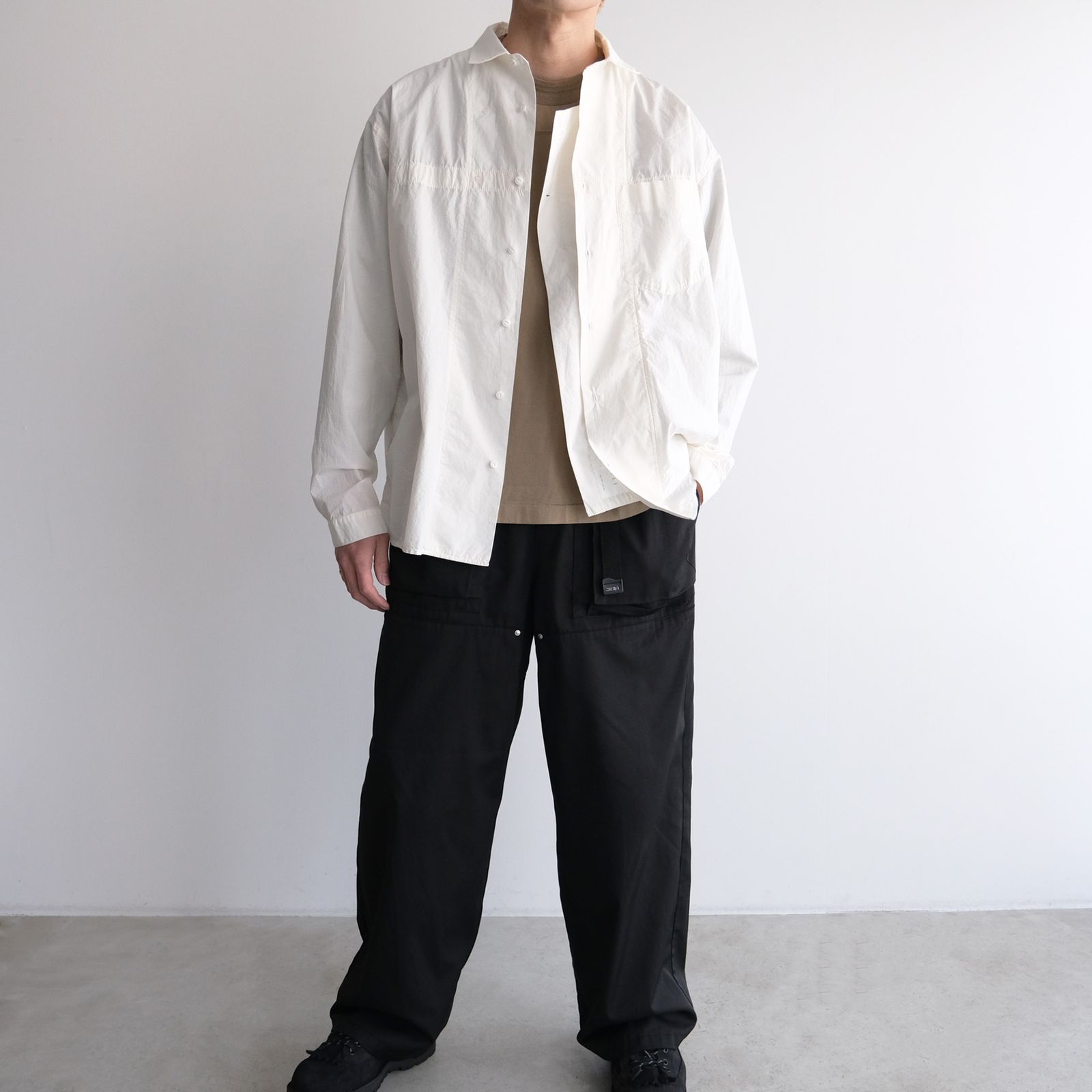 Loose Box Shirt - シャツ -（White / ホワイト）