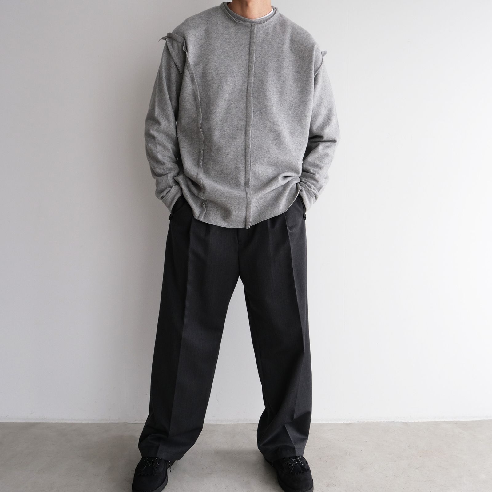 Assemblage Wool Tee -ニット-（Light Gray / ライトグレー）
