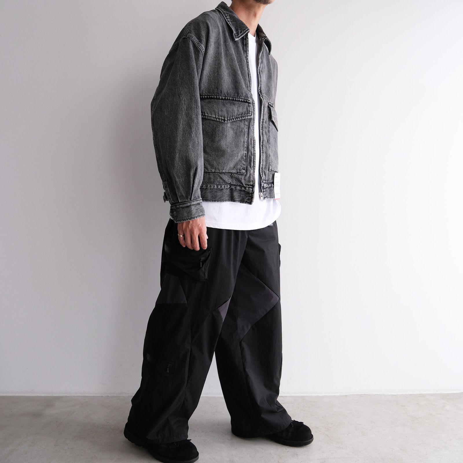 Selvage Denim Zip Jacket -デニムジャケット-（Black Light Fade / ブラックライトフェイド）
