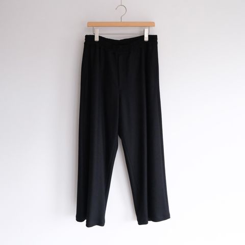 Wool Smooth Flannel Easy Wide Pants -パンツ-（Black / ブラック）