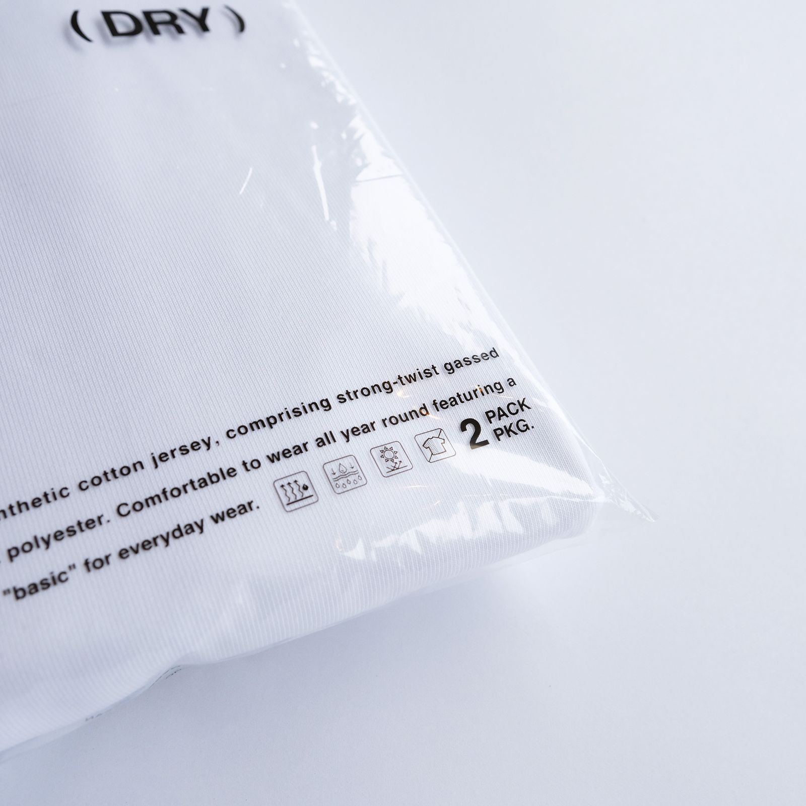 Dry 2-Pack Crew Neck Tee -Tシャツ-（White / ホワイト）
