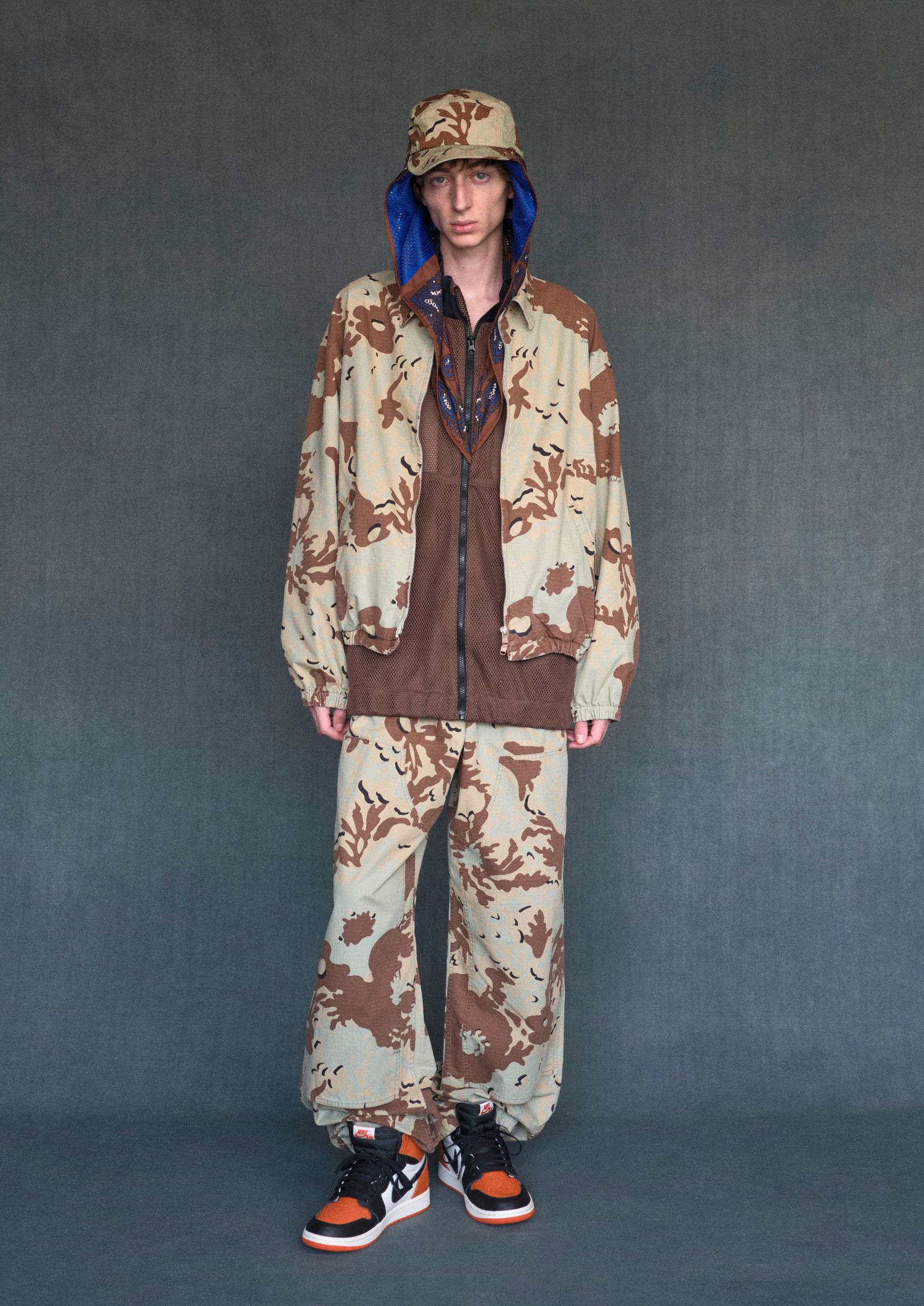 Camo Flower Blouson -ジャケット-（Beige / ベージュ）