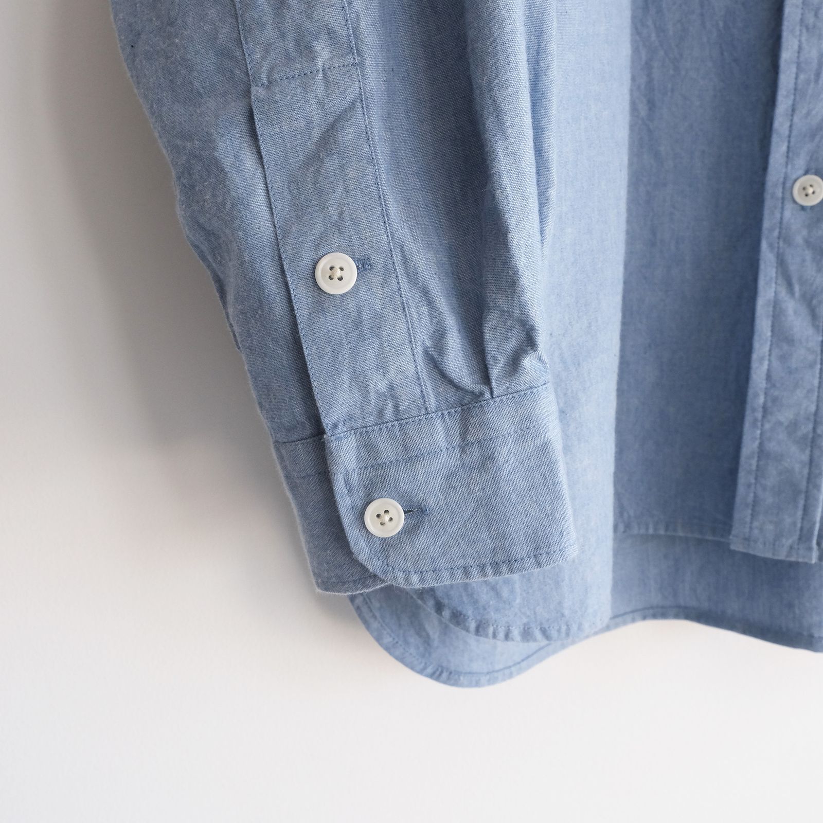Cotton Chambray Work Shirt -シャツ-（Blue / ブルー）