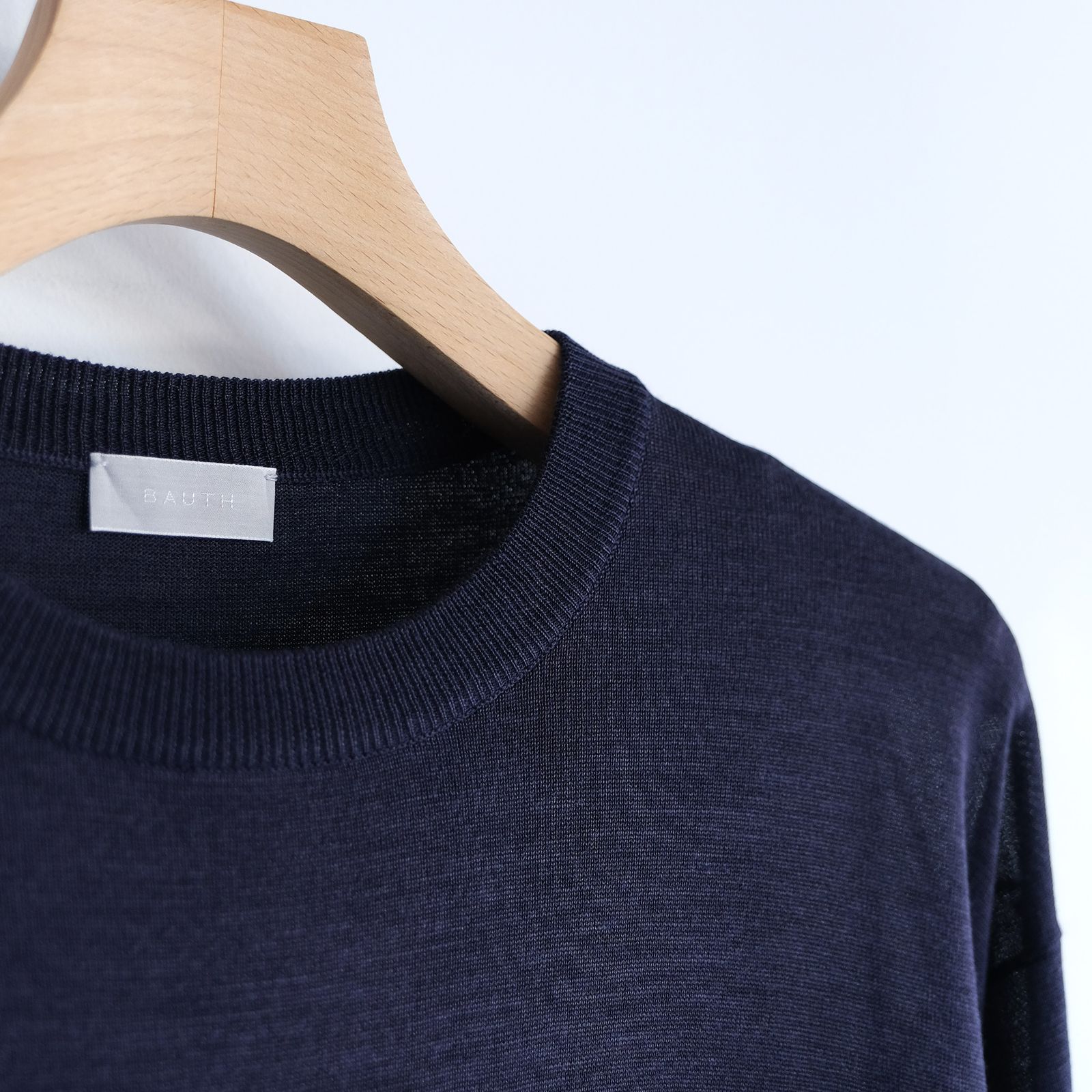 Silk Wool Knit -ニット-（Navy / ネイビー）