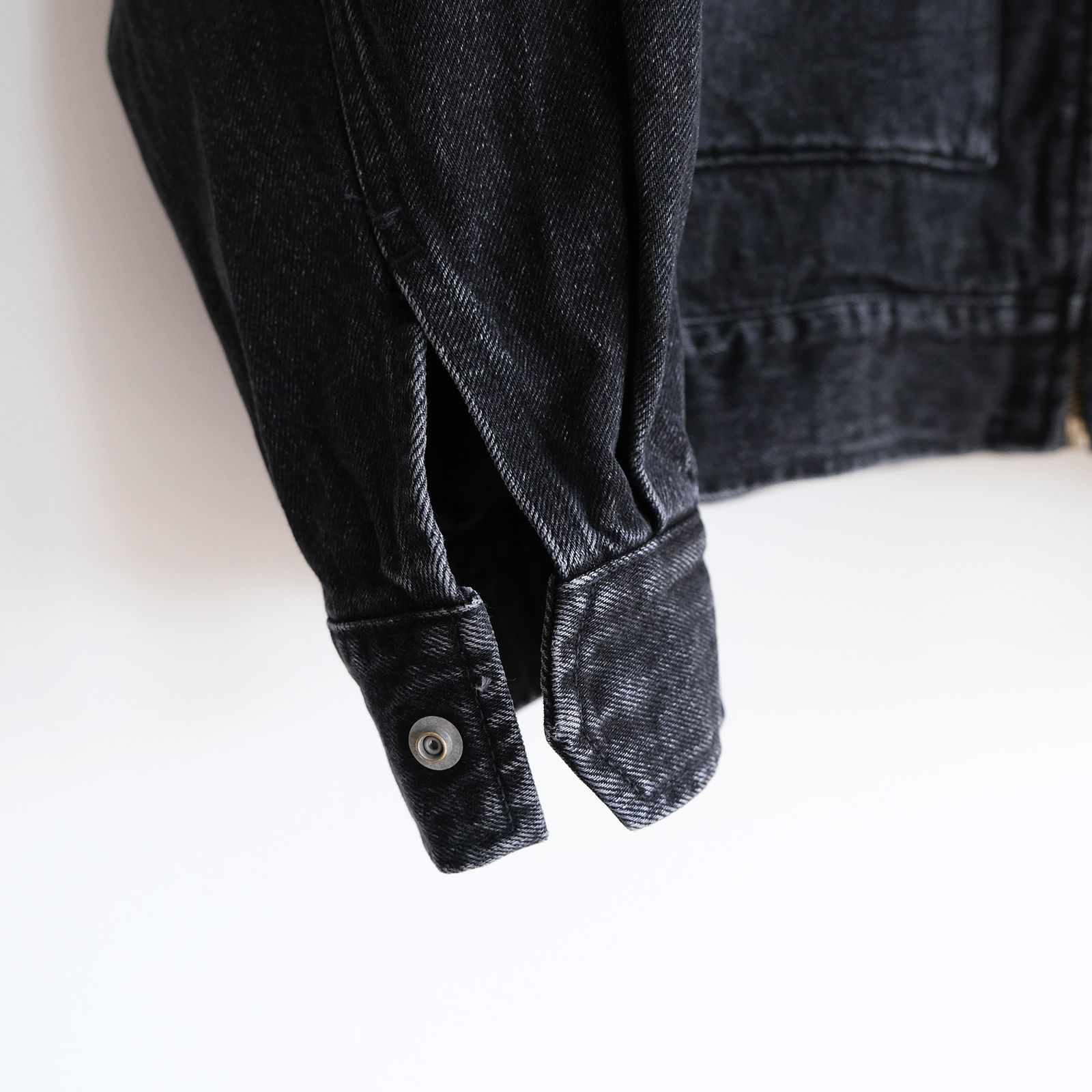 Selvage Denim Zip Jacket -デニムジャケット-（Black Dark Fade / ブラックダークフェイド）