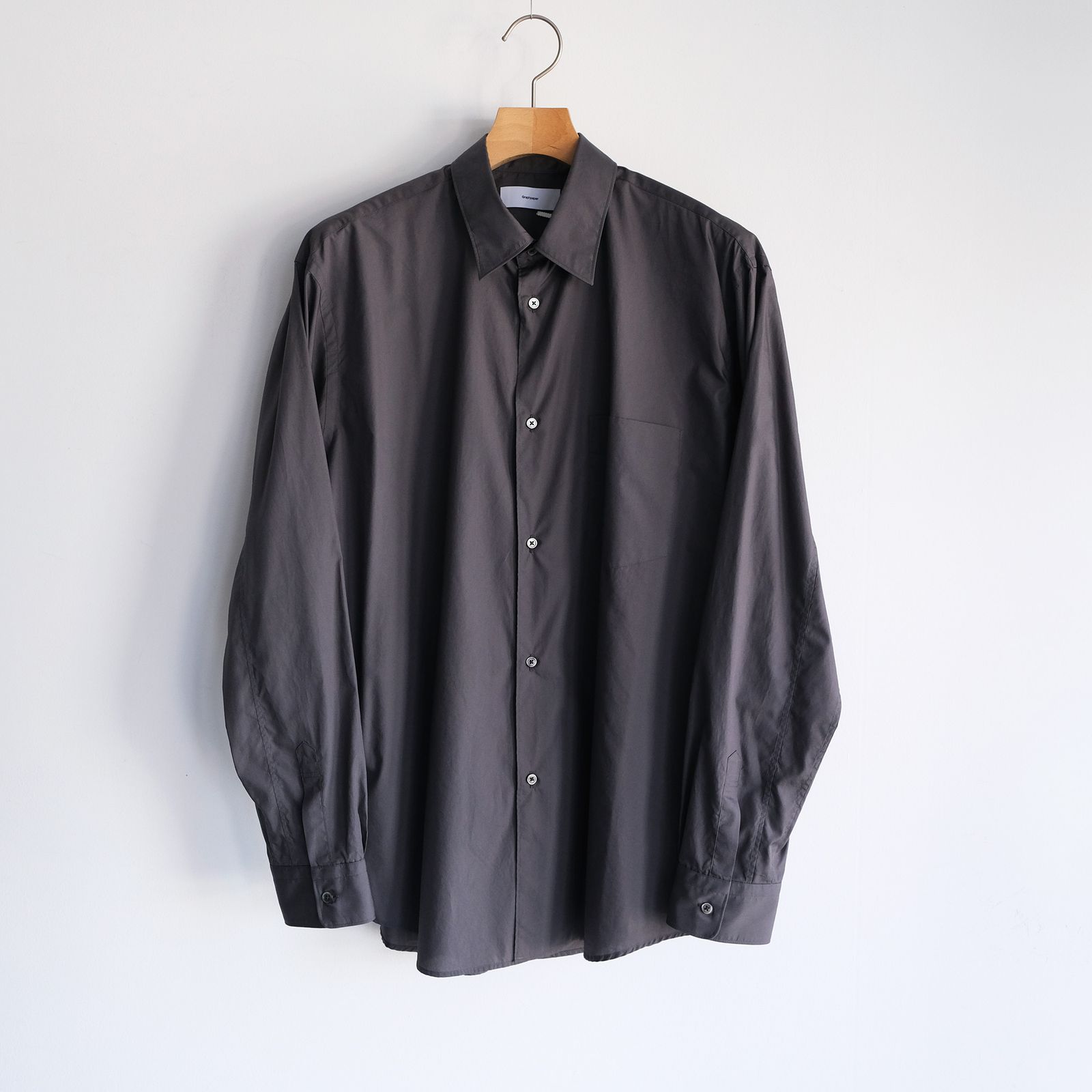 Broad Regular Collar Shirt -シャツ-（C.Gray / C.グレー）GM261-50005B