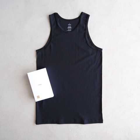 American Sea Island Cotton Tank Top -タンクトップ-（Black / ブラック）