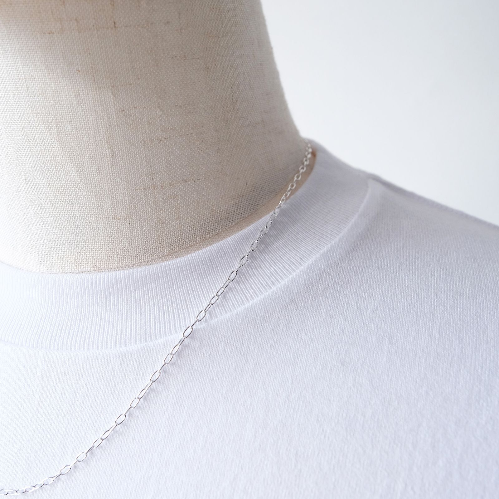 Oval Link Chain Silver 925 -ネックレス-（Silver / シルバー）