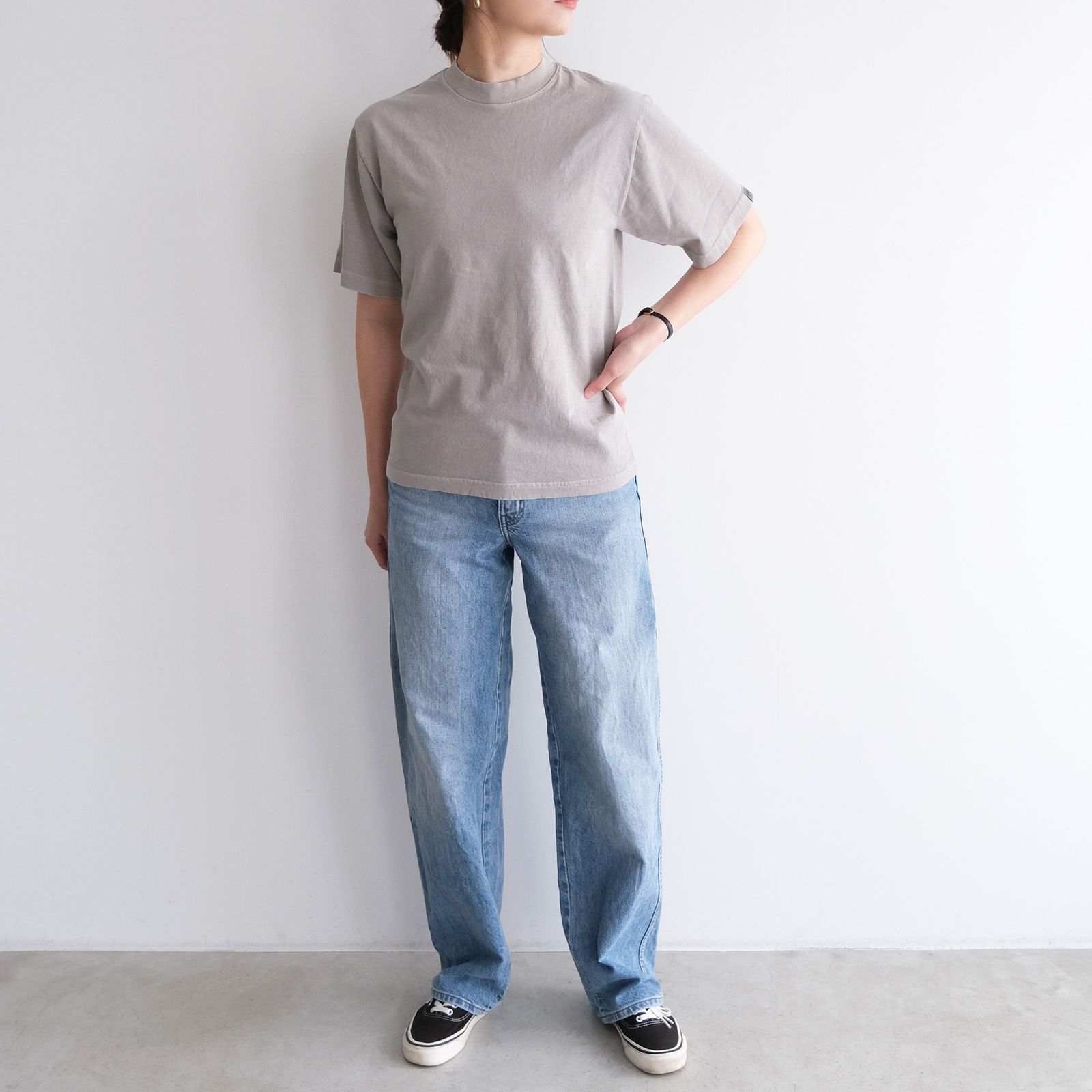 Pigment Duct Silver S/S -Tシャツ-（PD DT Silver / ピグメントダクトテープシルバー）