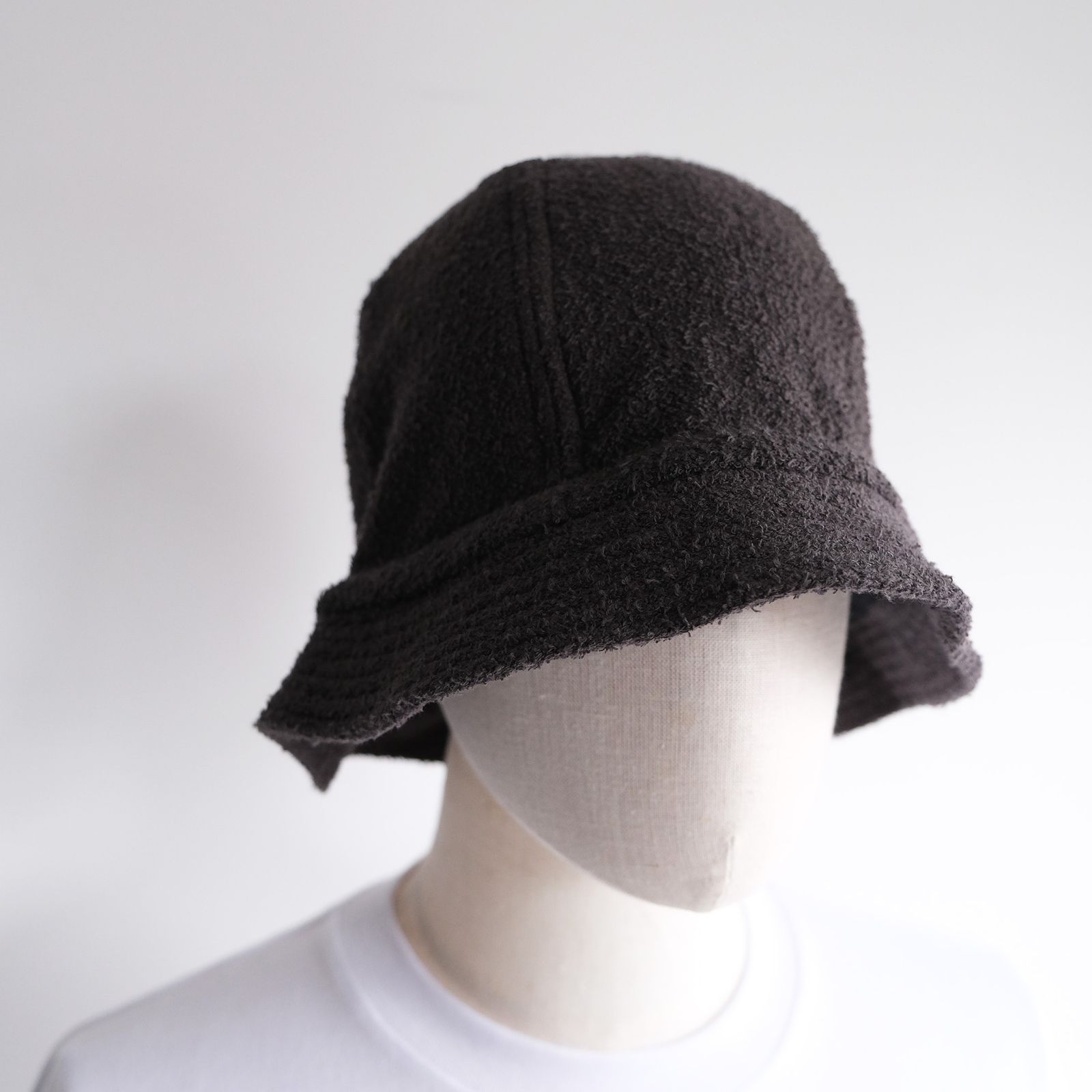 SAUNAS"サ"Towel Cloth Hat -帽子-（Charcoal Gray / チャコールグレー）
