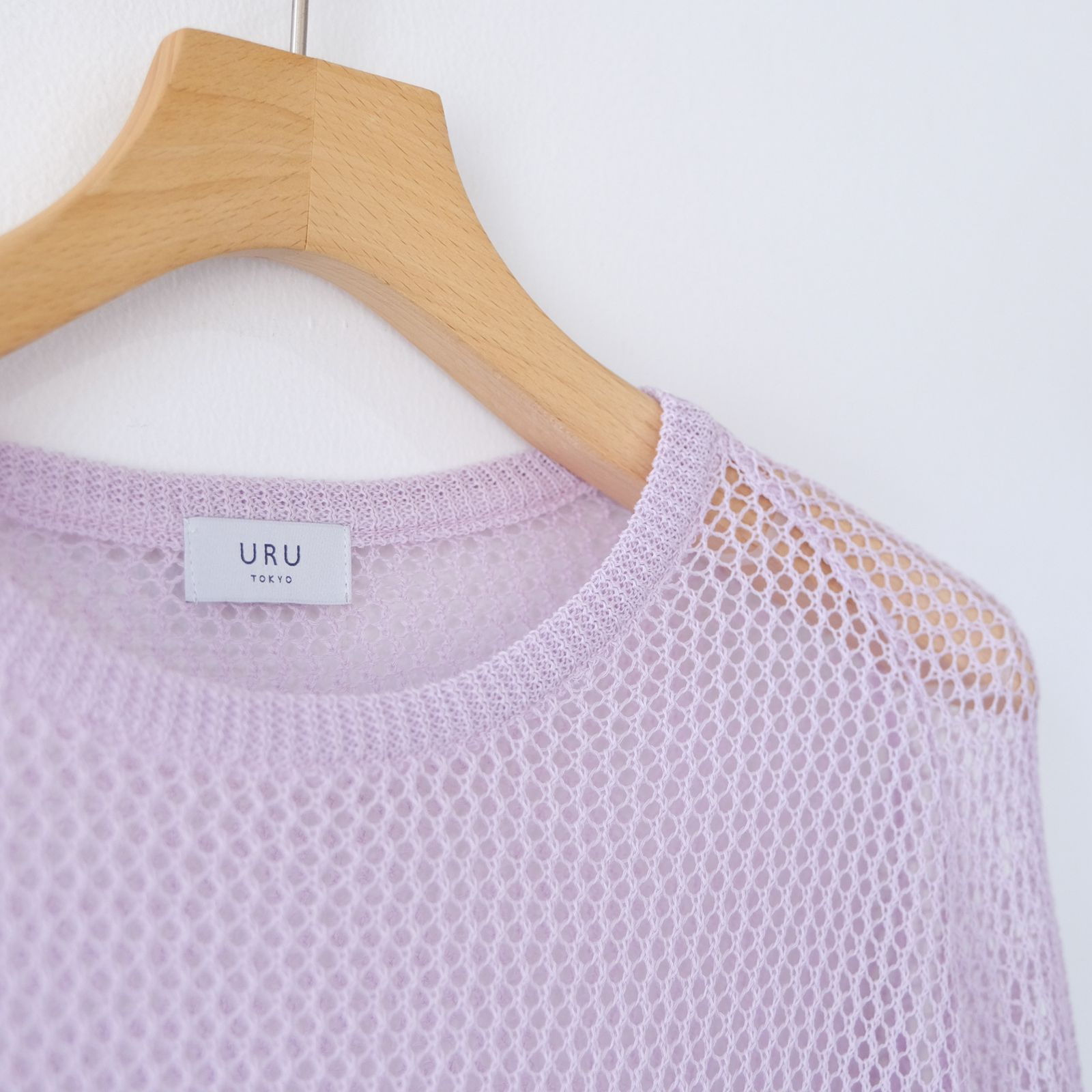 URU - Crew Neck Knit -ニット-（Pink / ピンク） | STACK STORE