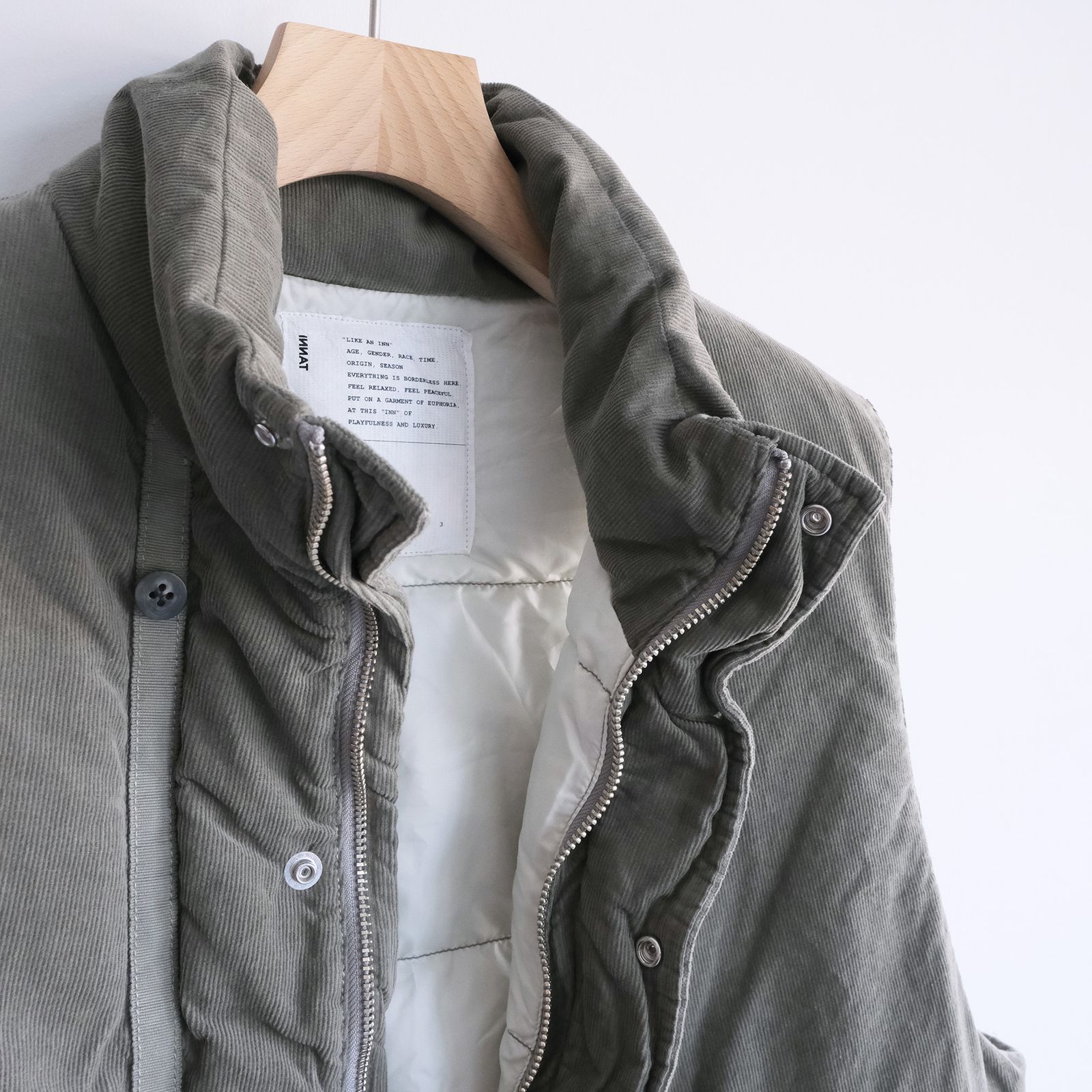 Garment Dyed Down Vest -ダウンベスト-（Gray / グレー）