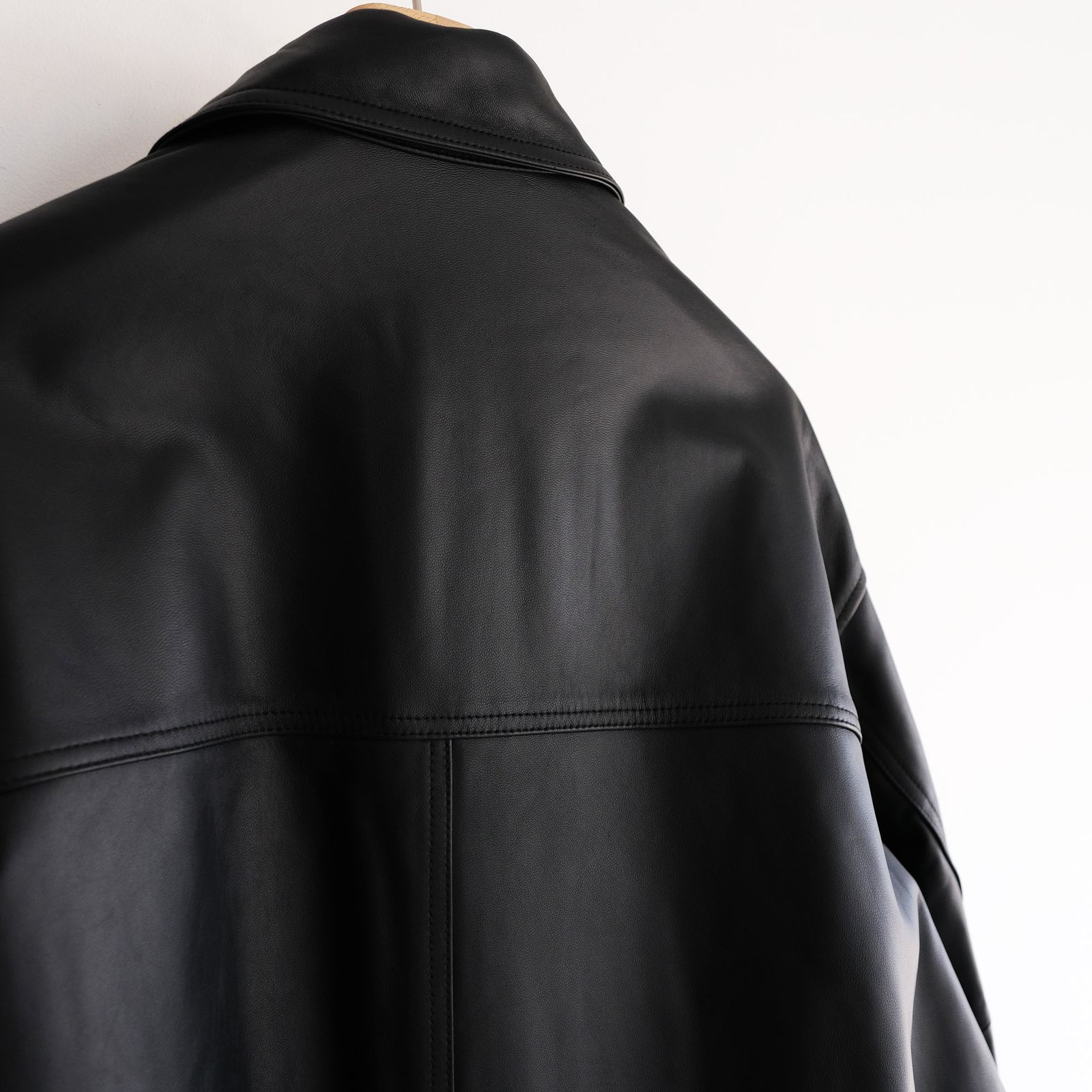 Sheep Leather Corbusier Jacket -ジャケット-（Black / ブラック）