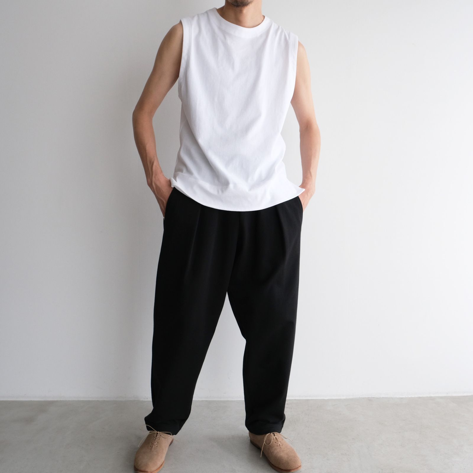Ultra Compact Terry Sweat Pants -スウェット-（Black / ブラック）