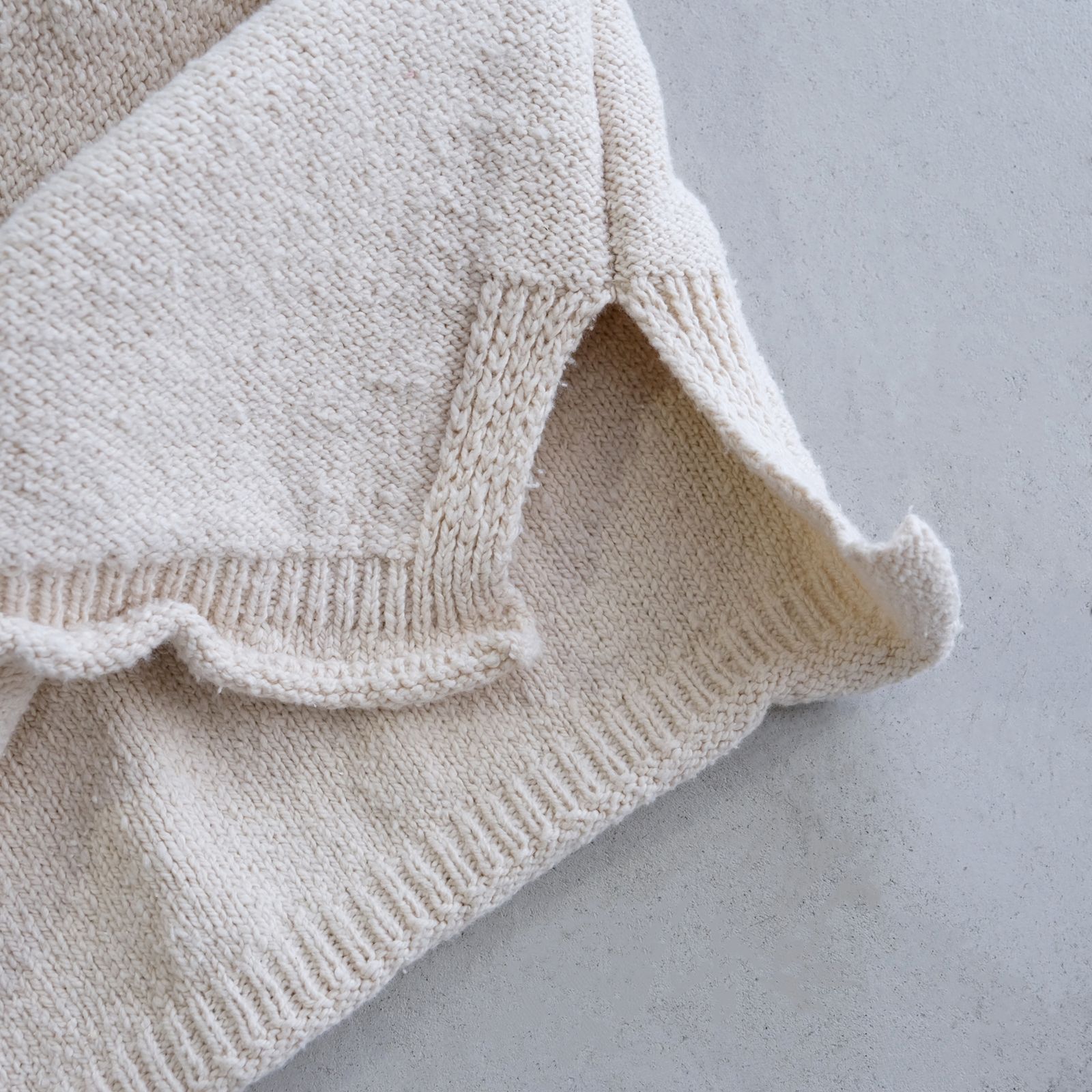 Mexican Knit Hoodie -ニット-（Natural / ナチュラル）