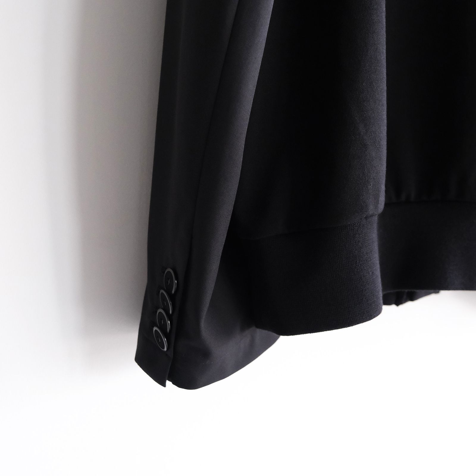 Un(i)Form Jersey：Docking Cardigan - カーディガン-（Black / ブラック）