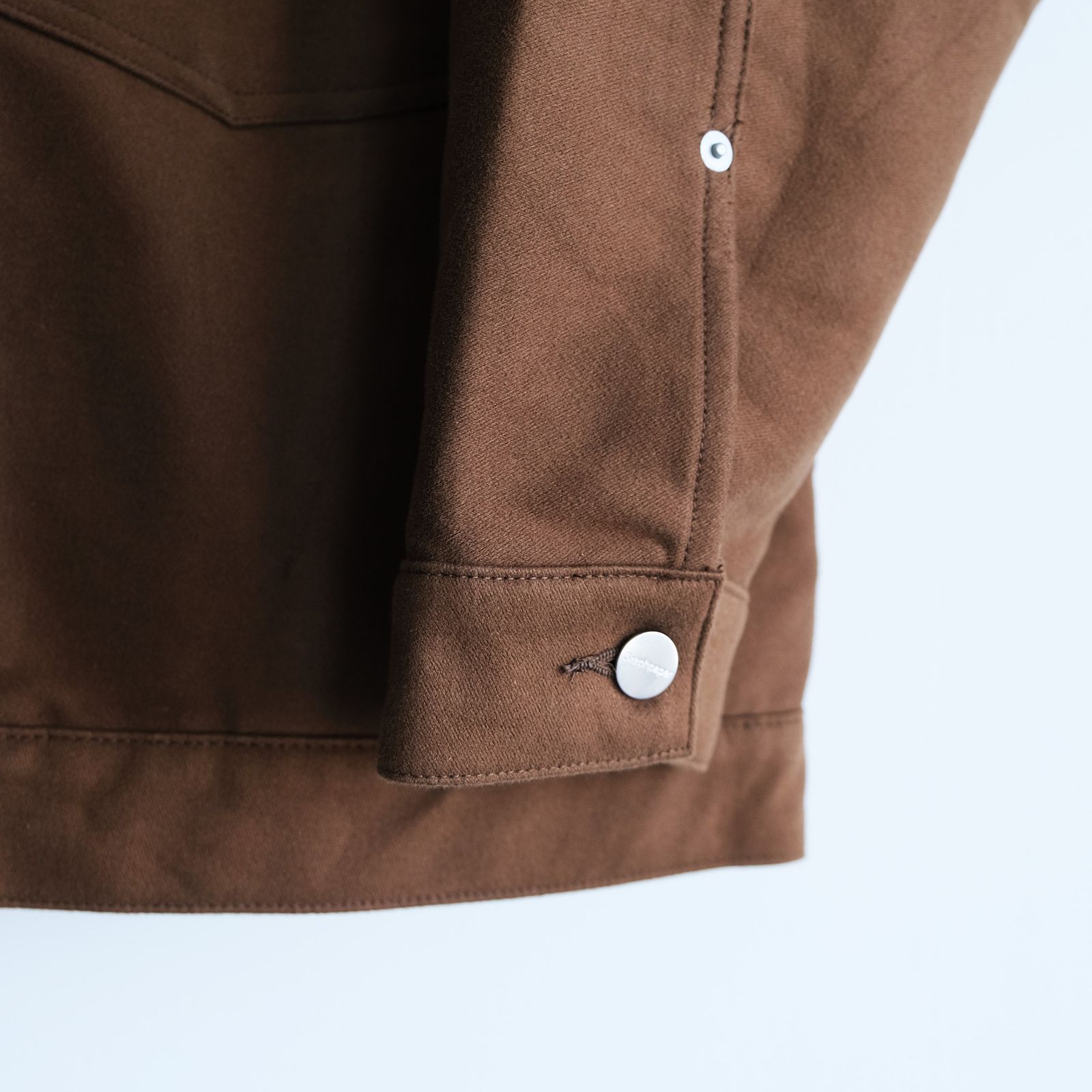 Cotton Double Serge Jacket -ジャケット-（Brown / ブラウン）GM263-20450