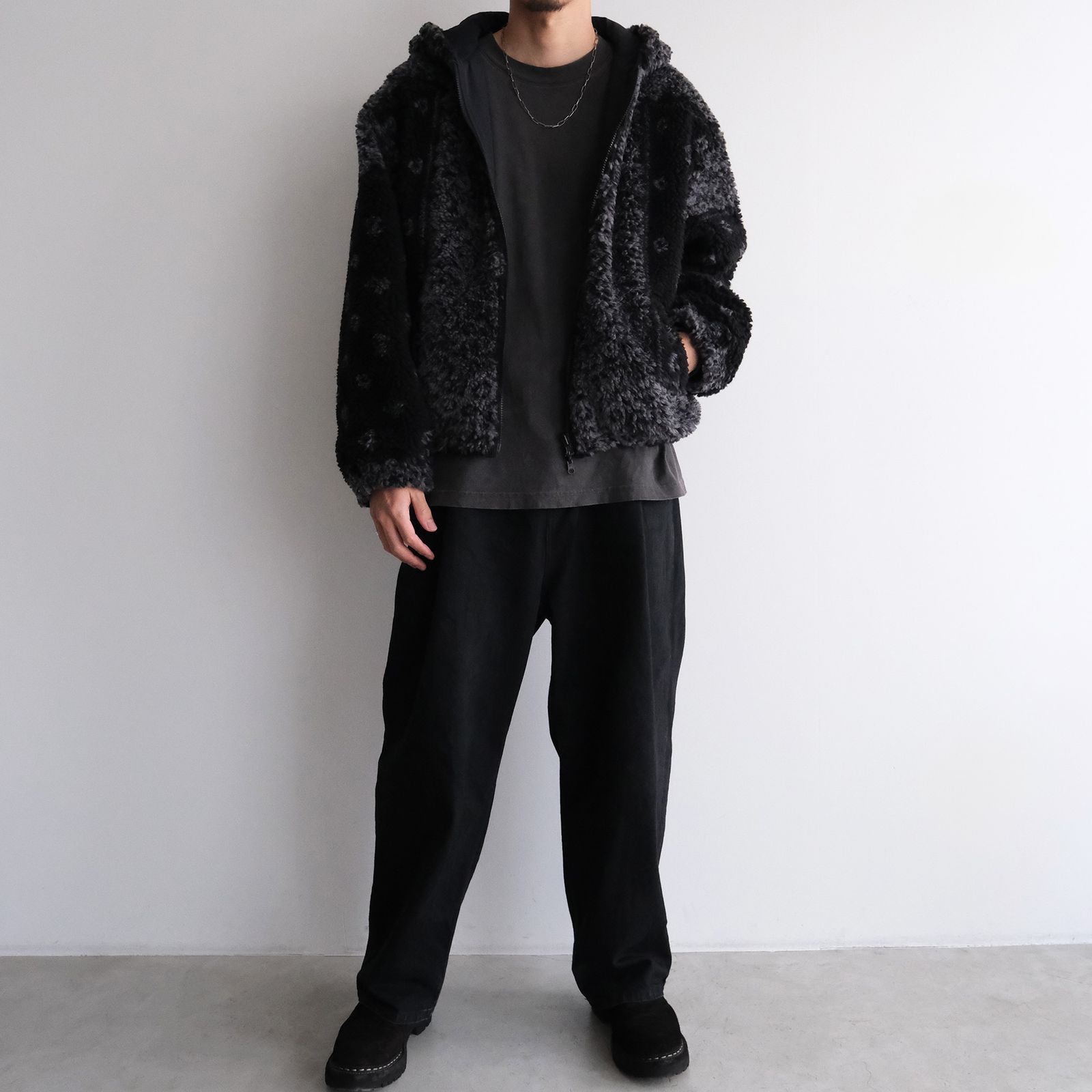 DYG Reversible Sherpa Hoody -ブルゾン-（Black / ブラック）