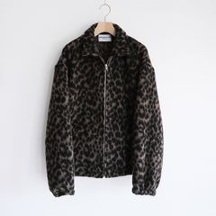 Leopard Blanket Blouson -ジャケット-（Brown / ブラウン）