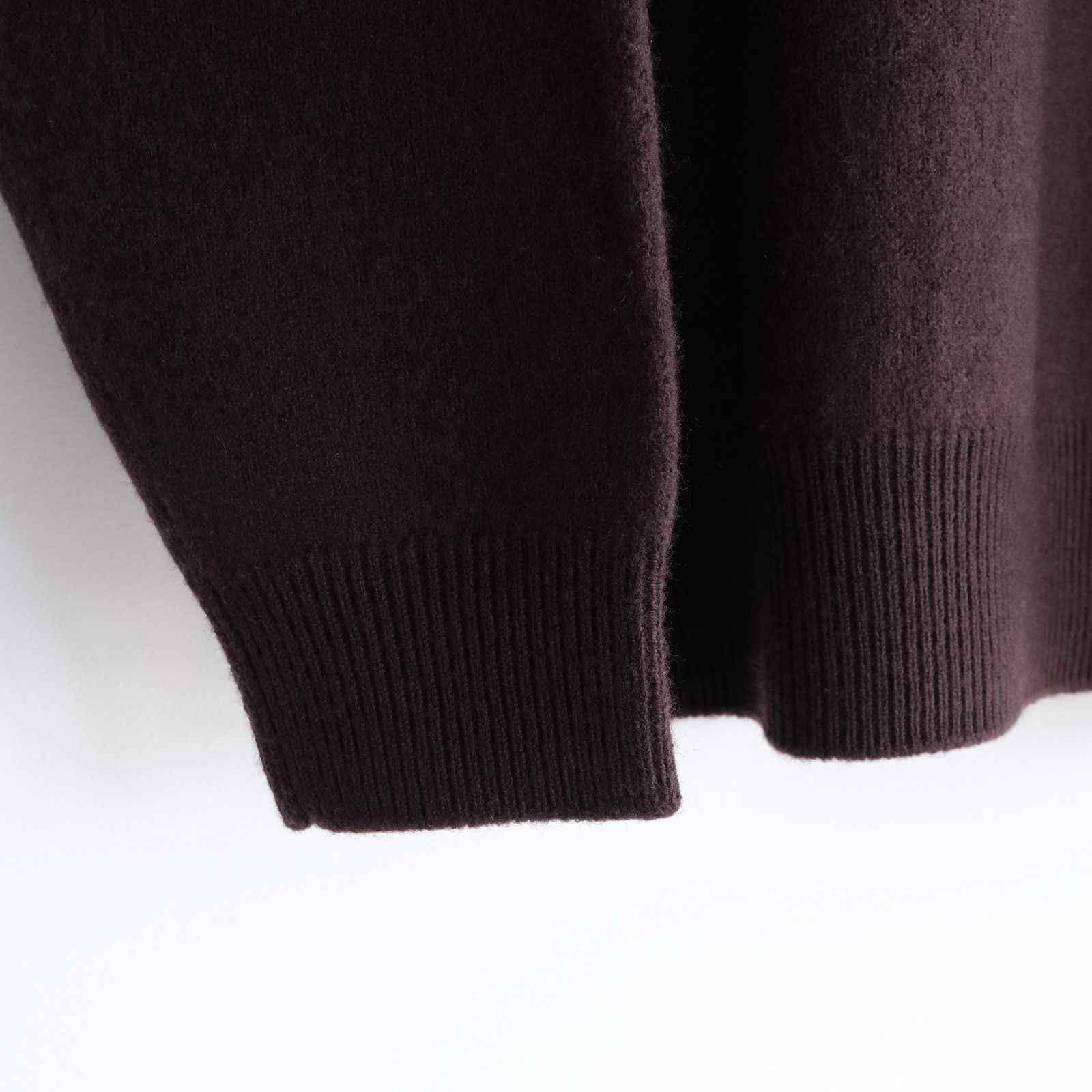 Felted Merino Wool Foodie Knit -パーカー-（Brown / ブラウン）