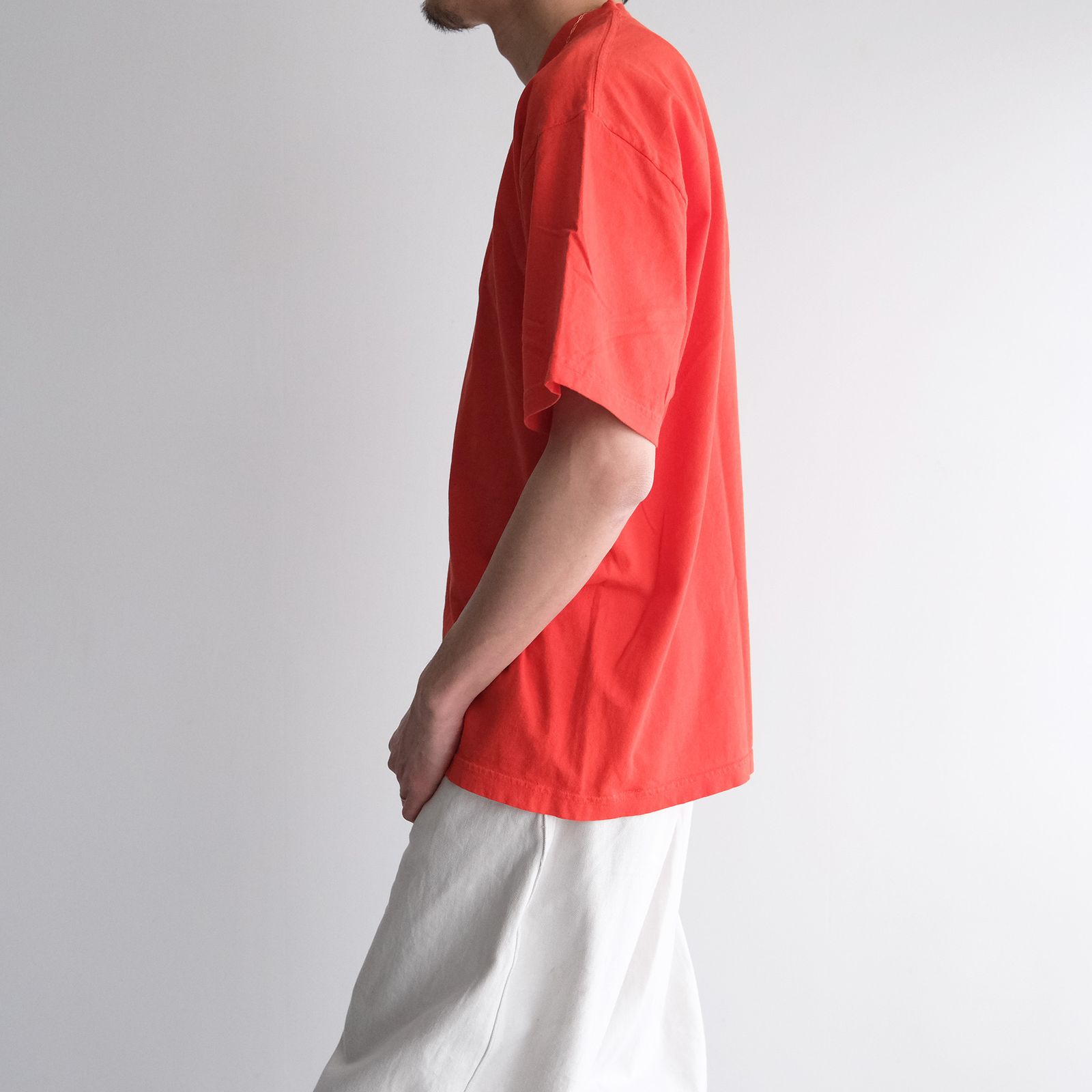 MINE Duct Tape S/S T-Shirt / White Label -Tシャツ-（Orange / オレンジ）