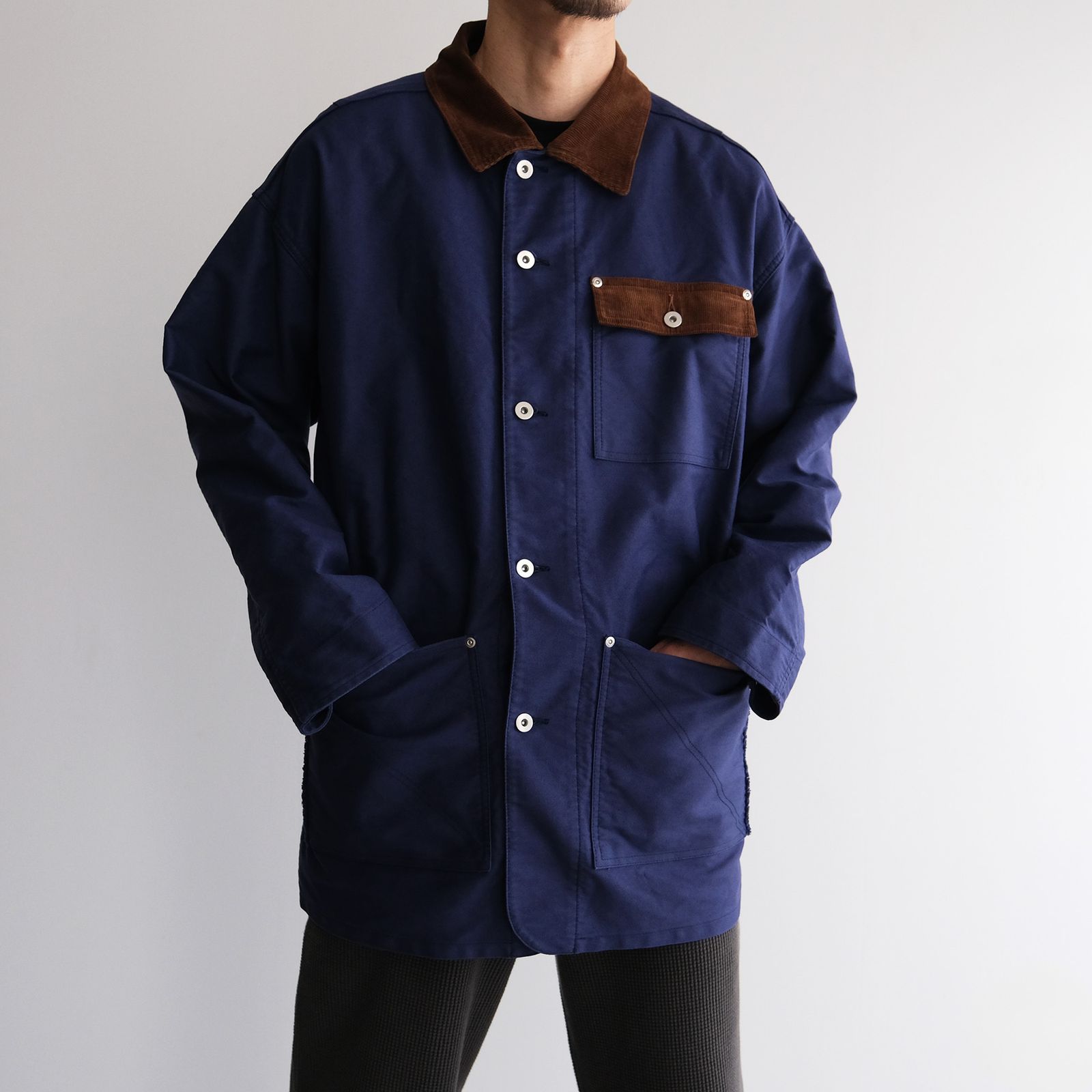 French Work Coverall Jacket -ジャケット-（Blue / ブルー）