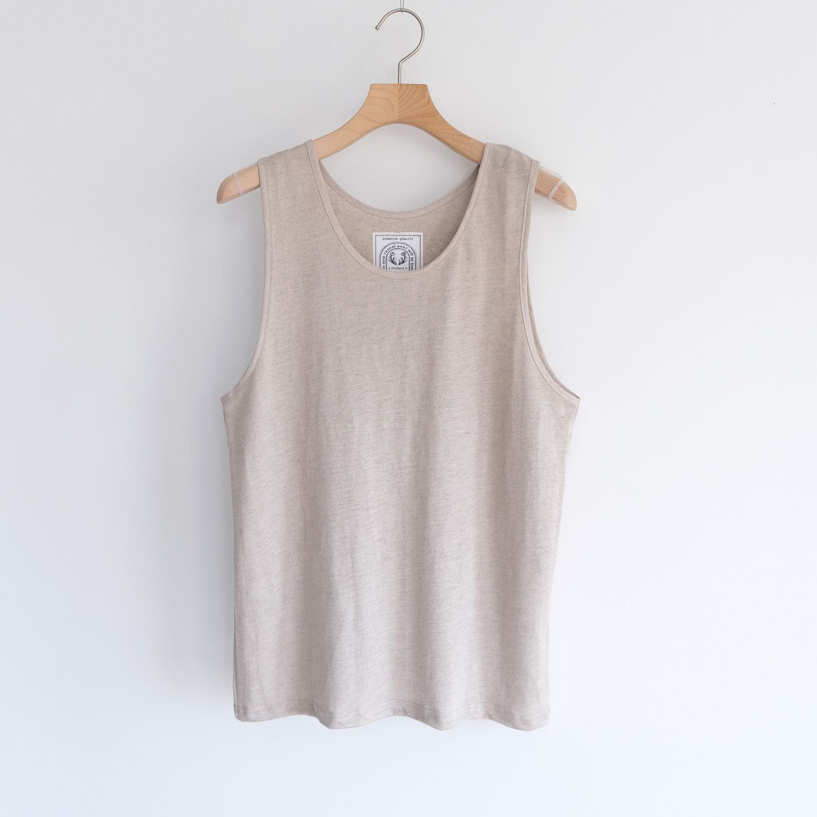 Linen Pique Tank Top -タンクトップ-（Natural / ナチュラル）