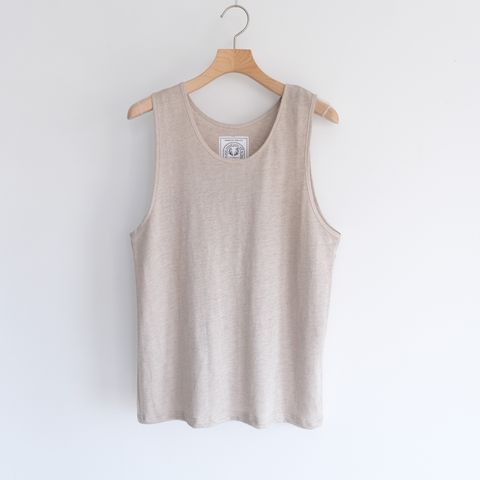 Linen Pique Tank Top -タンクトップ-（Natural / ナチュラル）