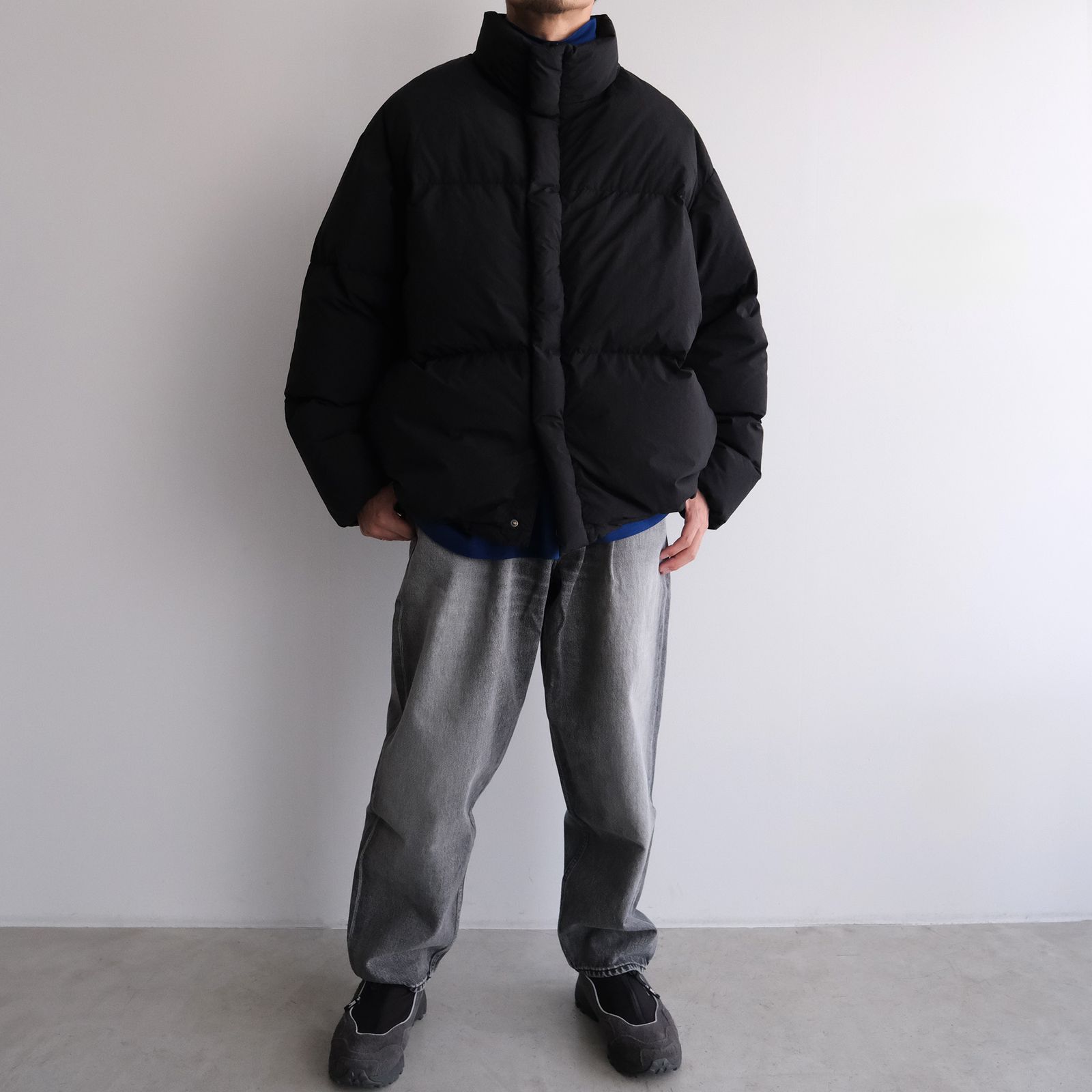 Garment Dyed Down Jacket -ダウンジャケット-（Black / ブラック）GM253-30574