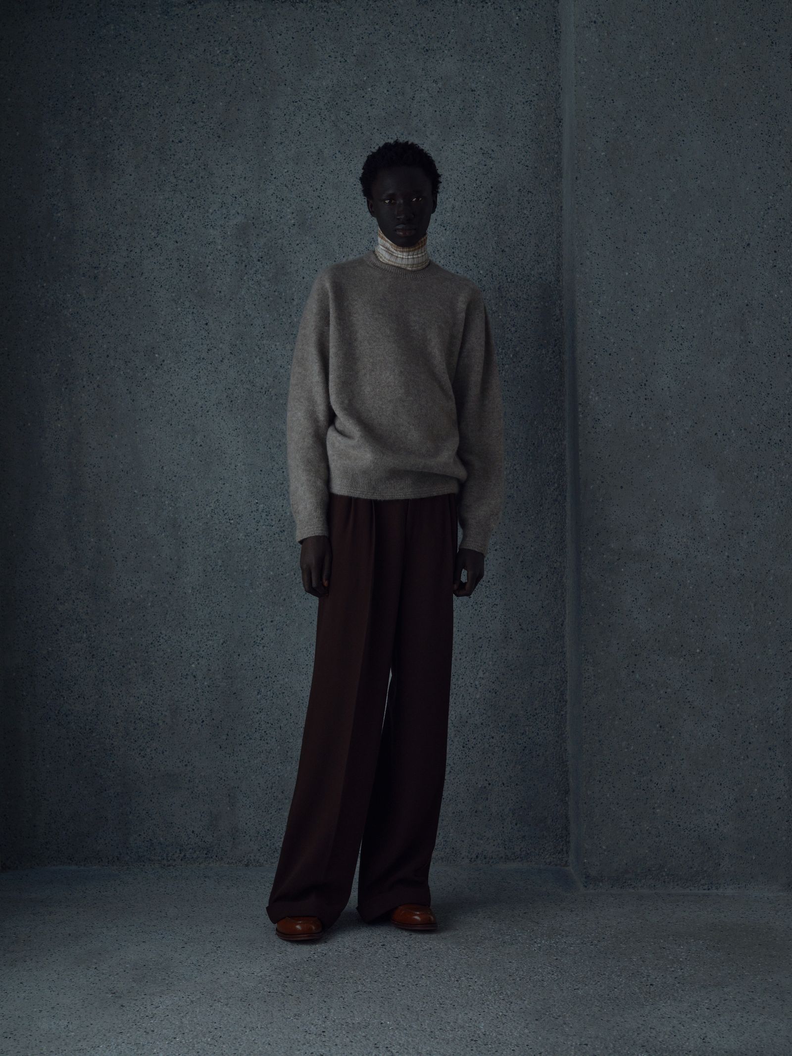 Knit Pullover -ニット-（Ash White / アッシュホワイト）