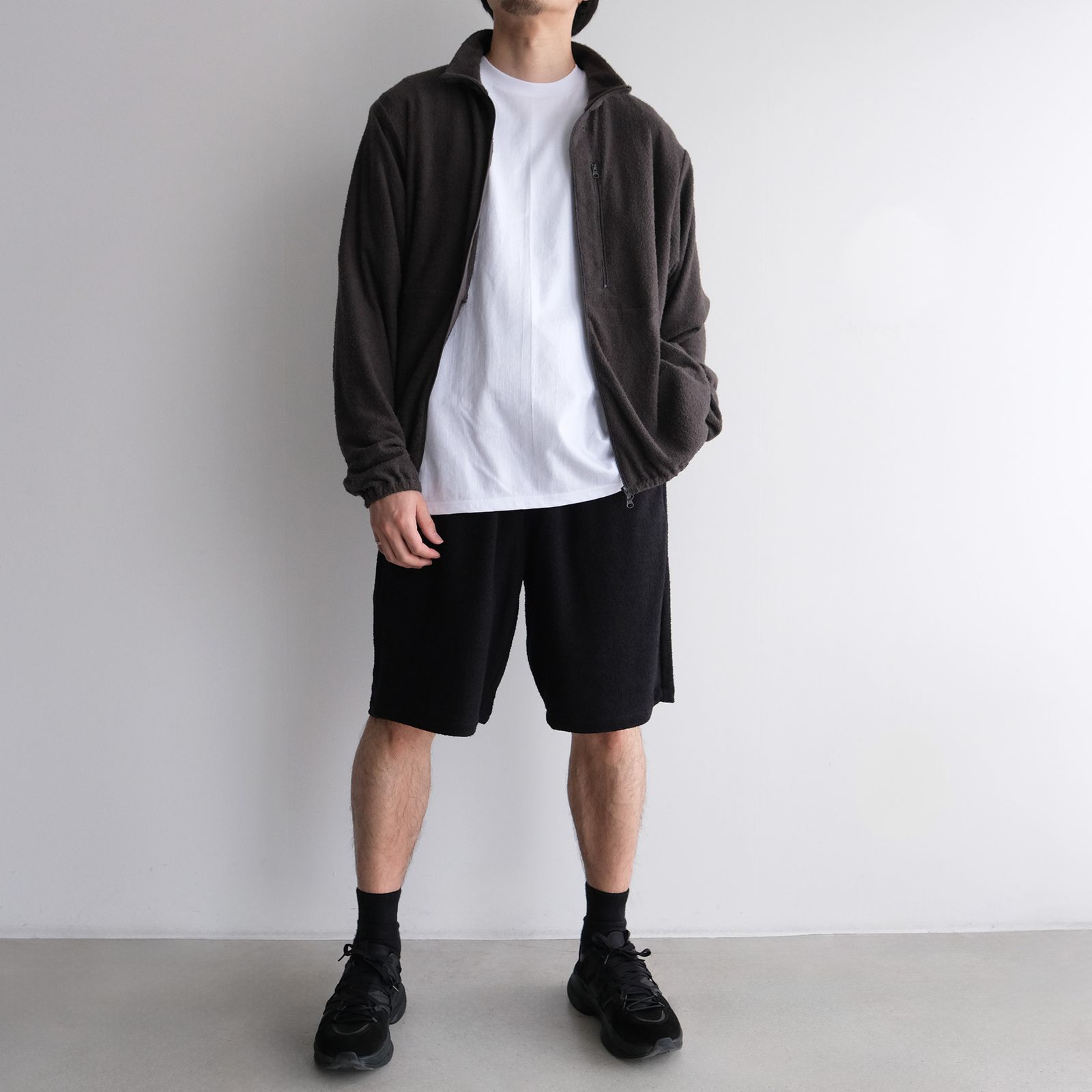 "towel Cloth Shorts Pants" -ショーツ-（Black / ブラック）
