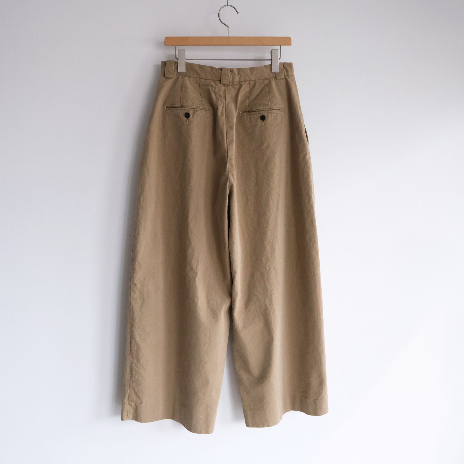Chino High Waist Pants -パンツ-（Beige Used / ベージュ ユーズド）