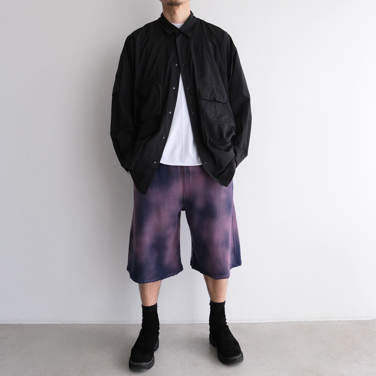 Pertex Utility Longline Shirt -シャツ-（Black / ブラック）