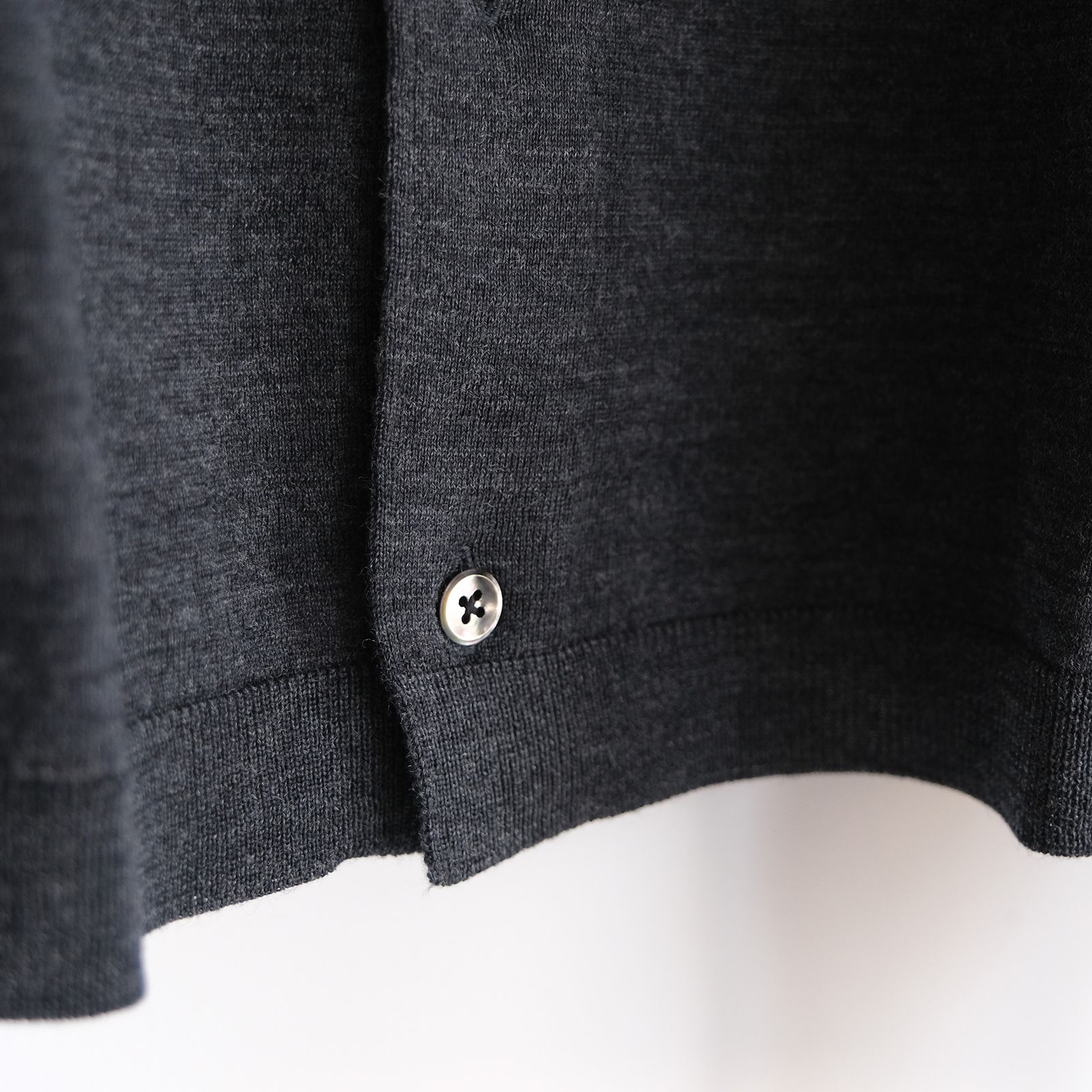 Knit Cardigan -ニット-（Charcoal / チャコール）