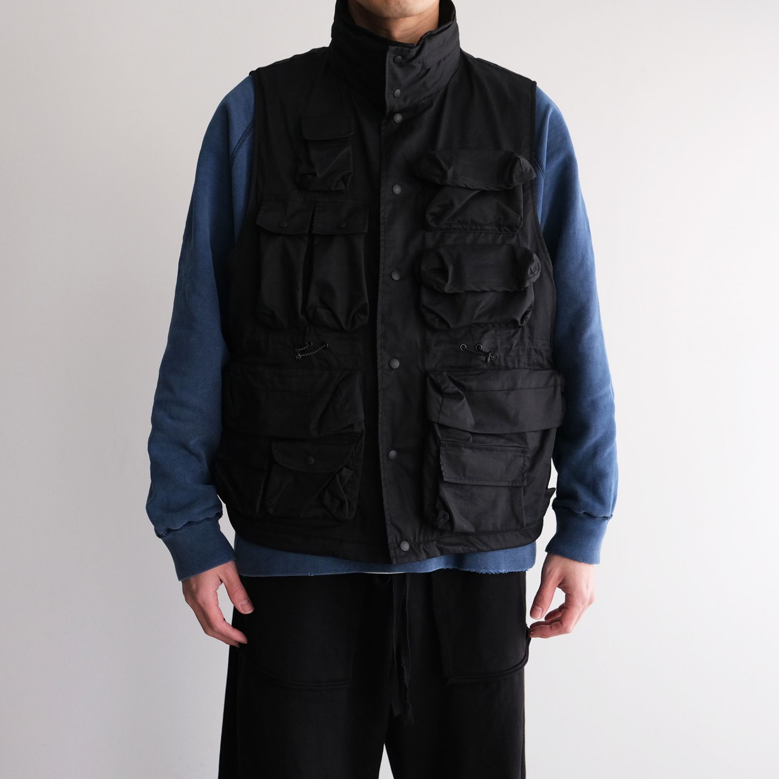 F/CE. - Solotex Pigment Dye Feature Vest -ベスト-（Black