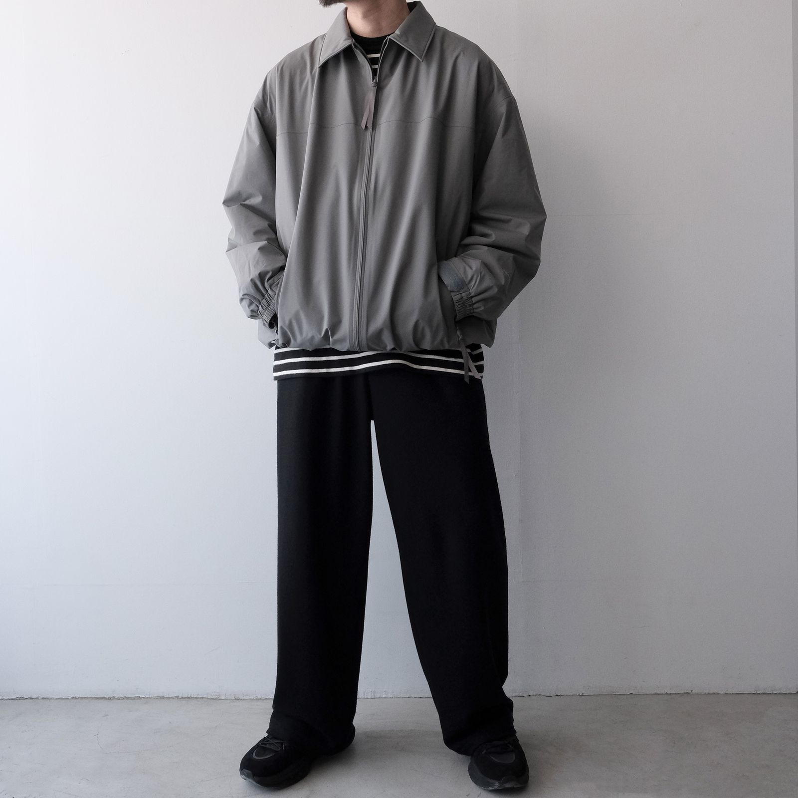 PERTEX SHIELD Light Thermo Zip-Up Jacket -ブルゾン-（Stone Gray / ストーングレー）GM263-30270