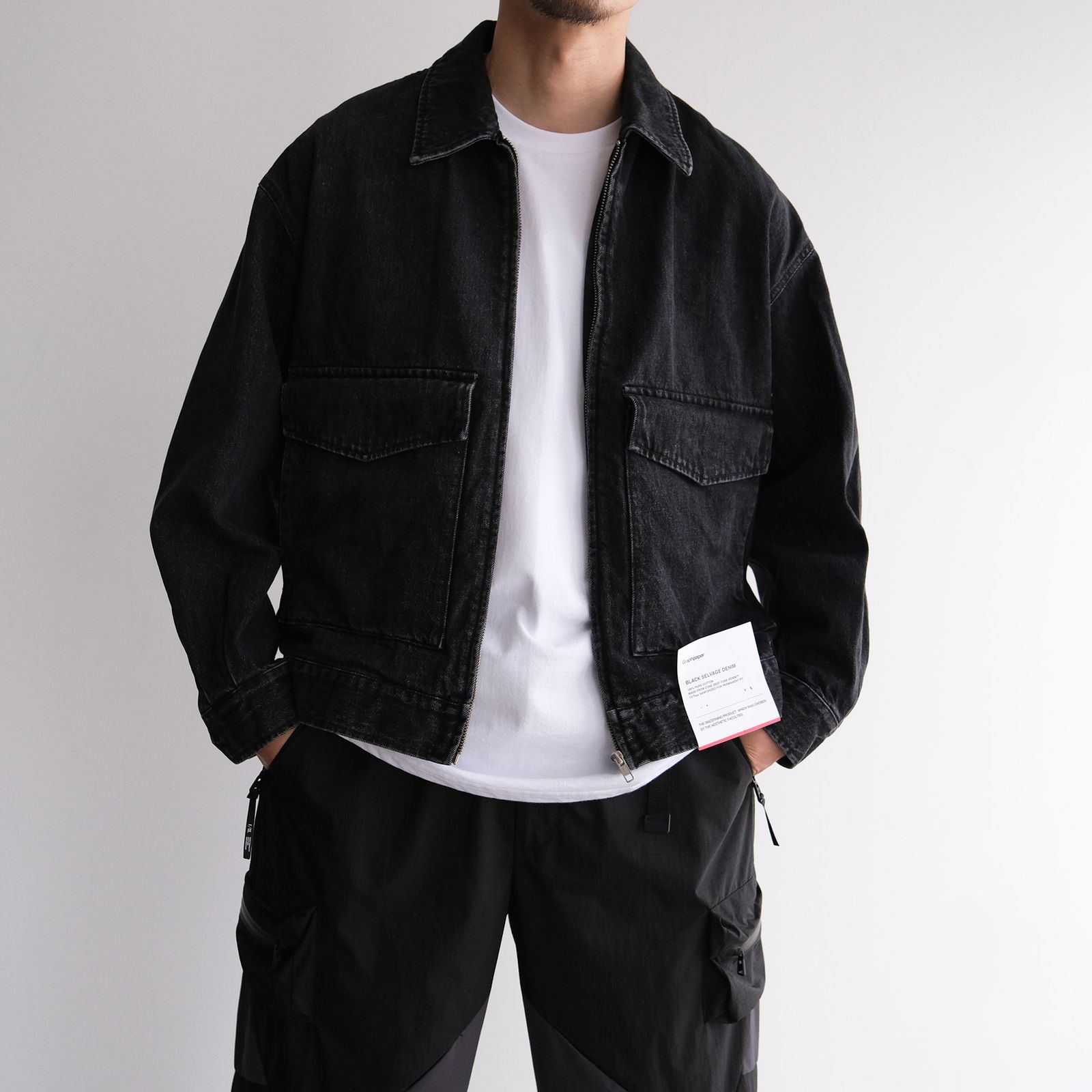 Graphpaper - Selvage Denim Zip Jacket -デニムジャケット