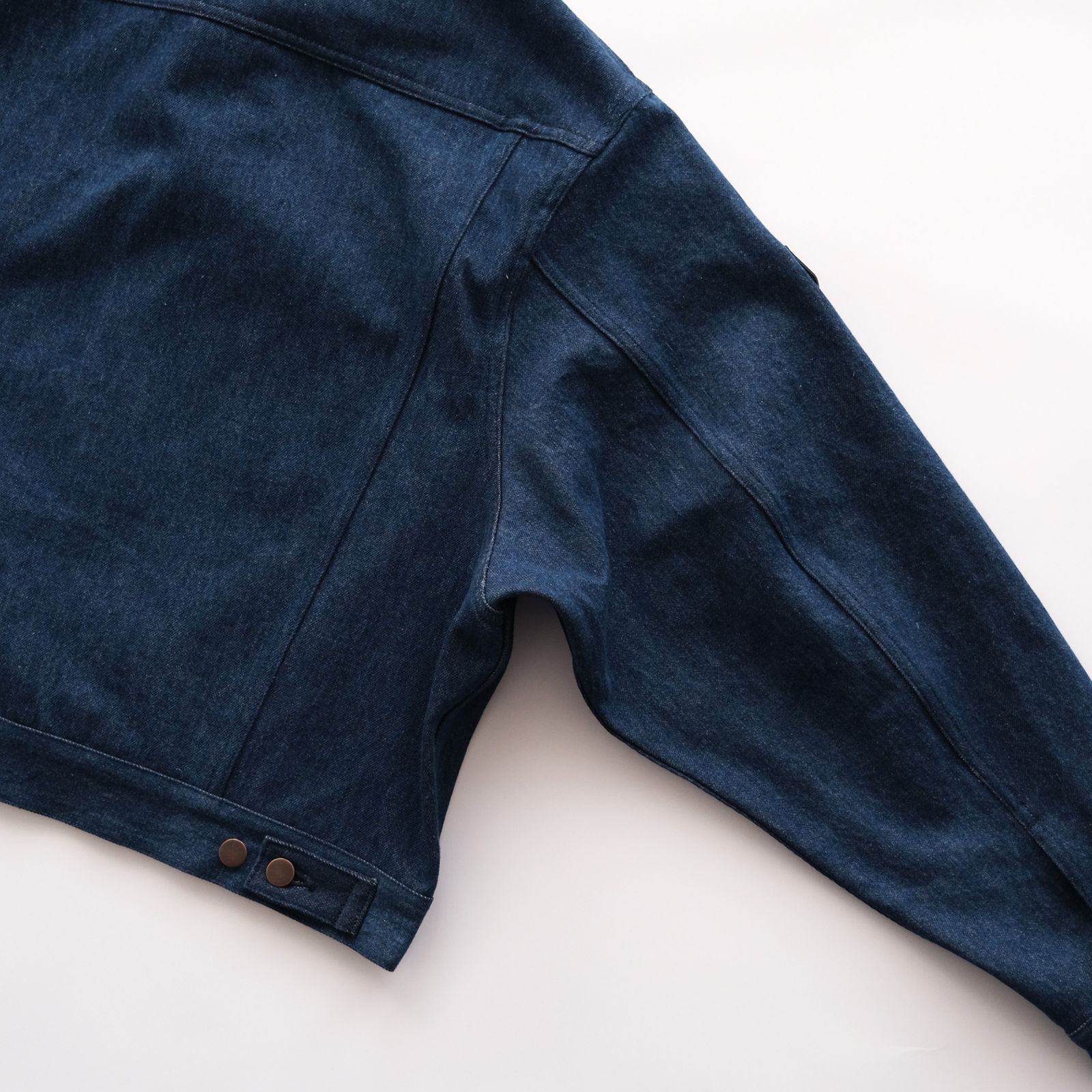 "1"Zip:Denim Jacket - ジャケット（D.Blue / ダークブルー）
