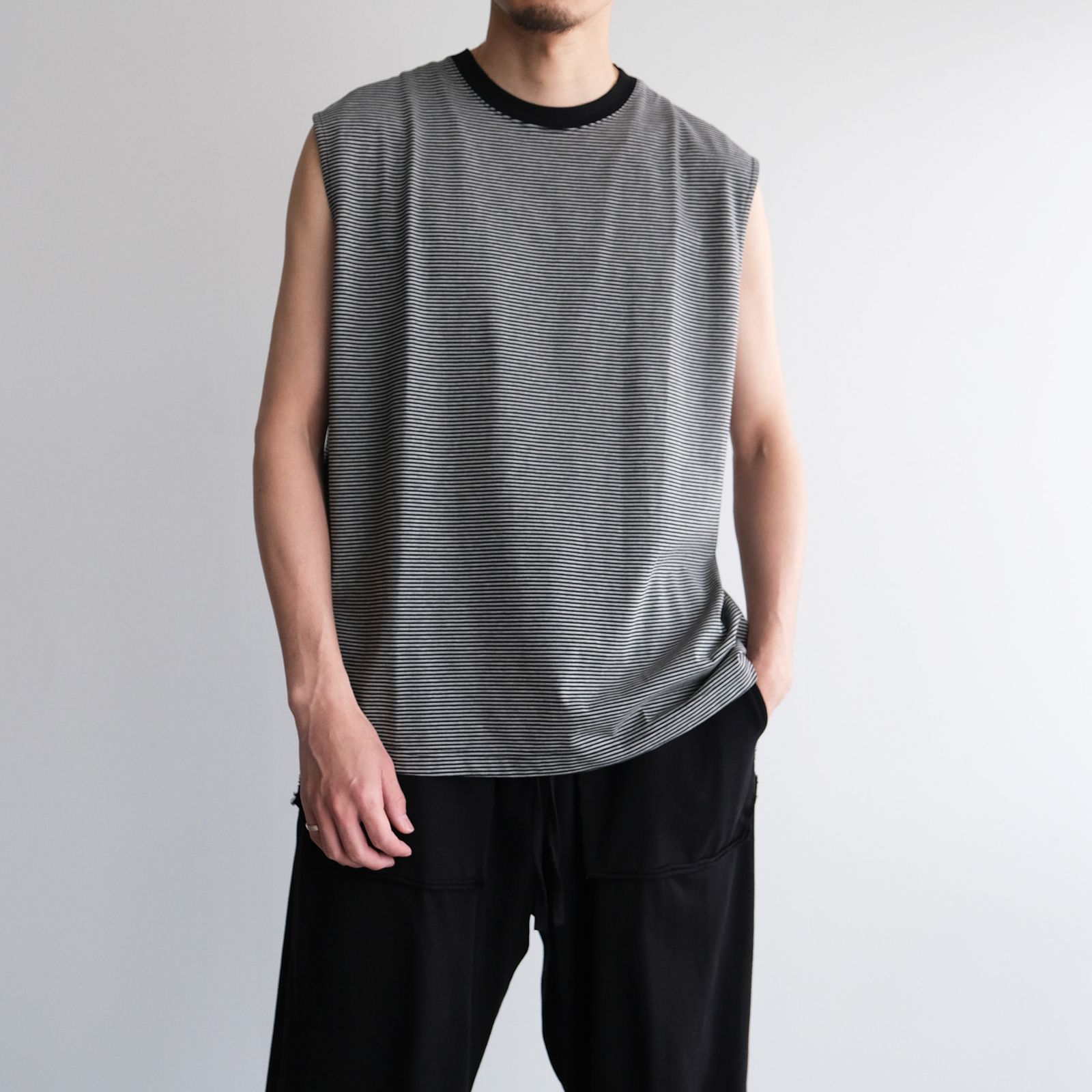 Hi Qualitee N/S -タンクトップ-（Black×F.Gray / ブラック×F.グレー）