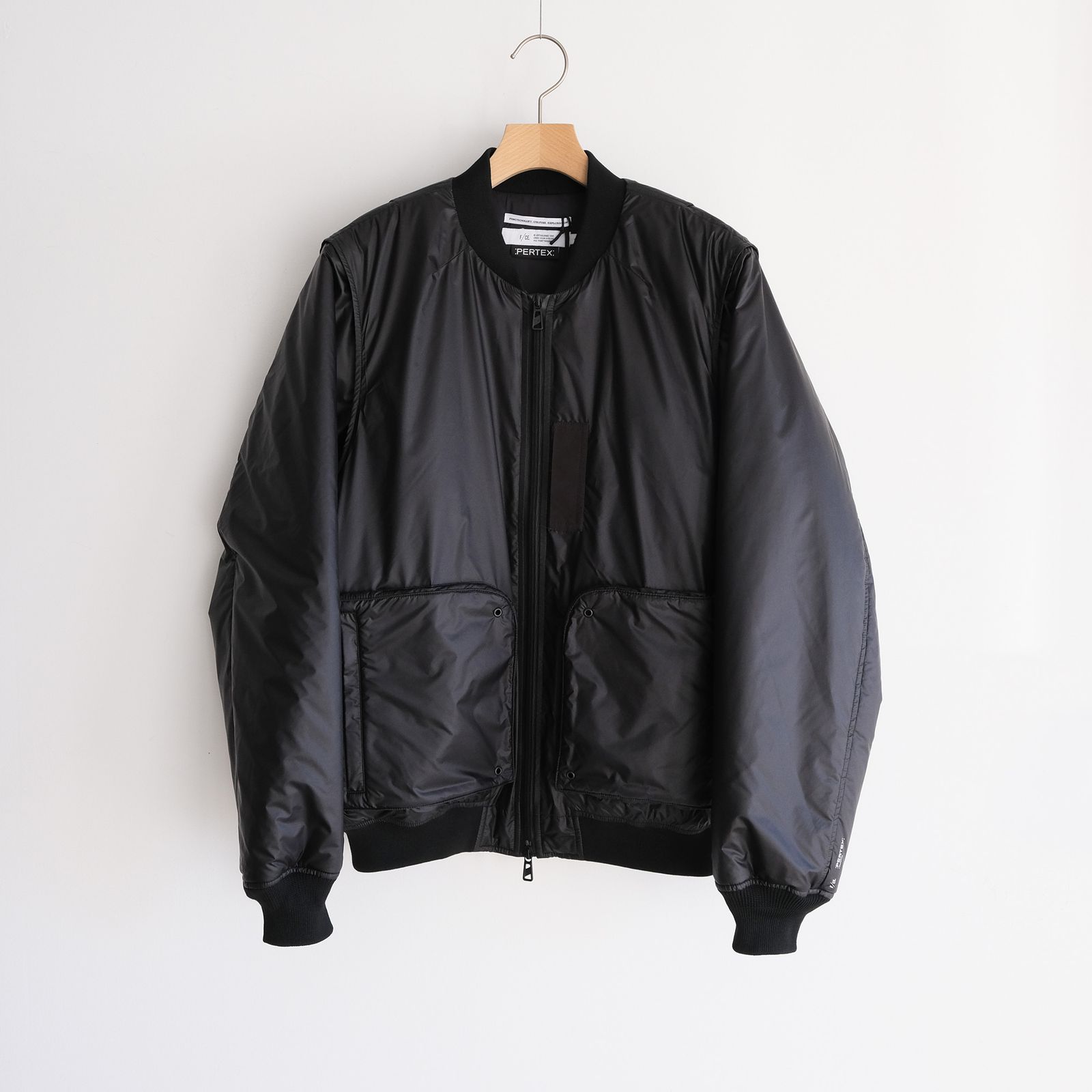 Pertex Detachable Sleeve MA-1 -ブルゾン-（Black / ブラック）