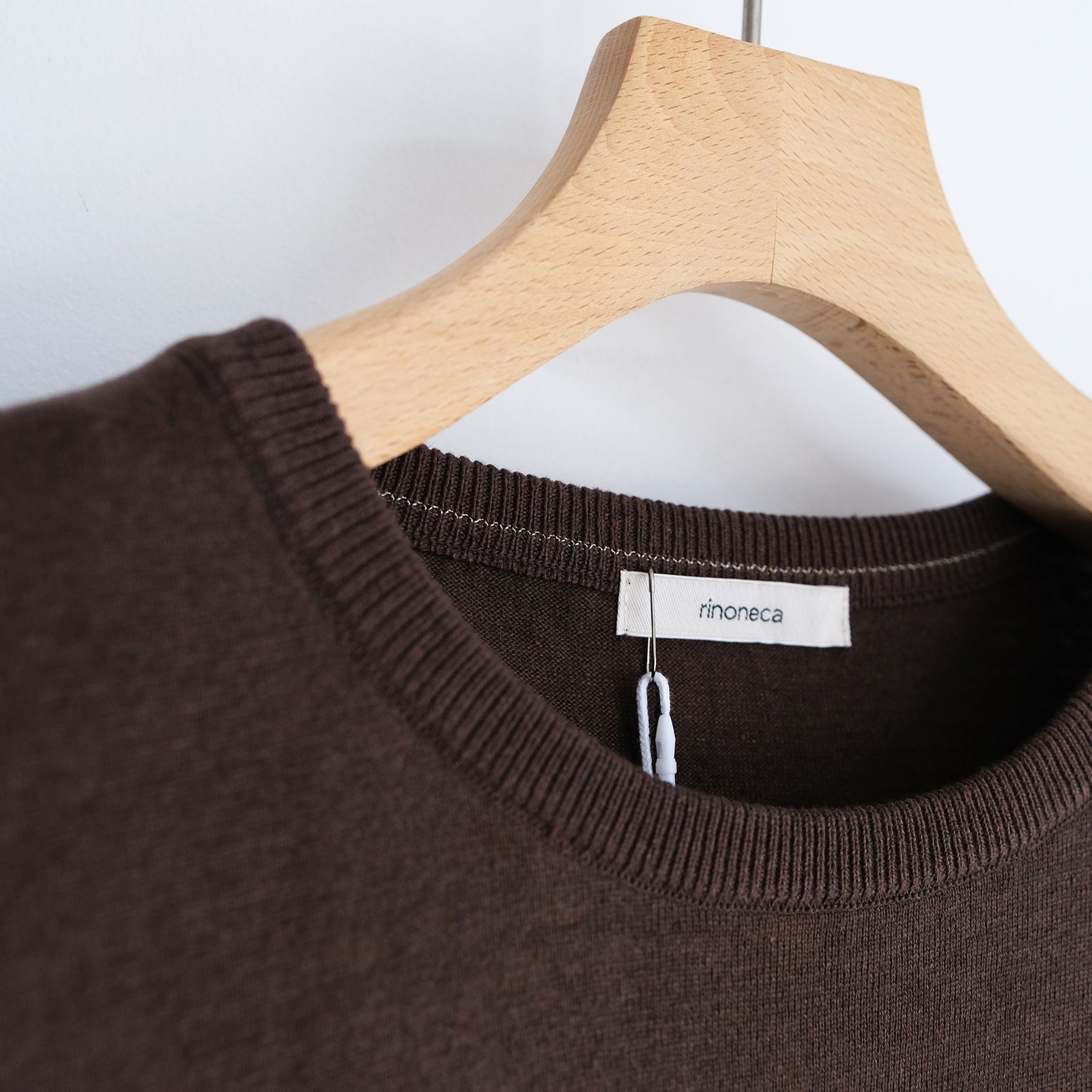 2/26Safirin 18Gauge Knit Pullover -Tシャツ-（Brown Mix / ブラウンミックス）